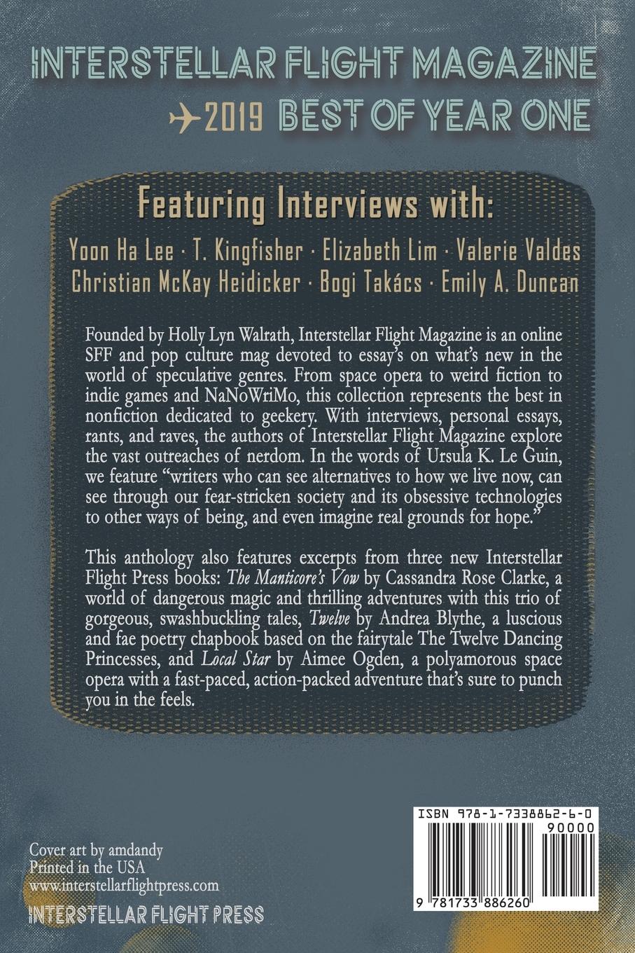 Rückseitencover Interstellar Flight Magazine Best of Year One
