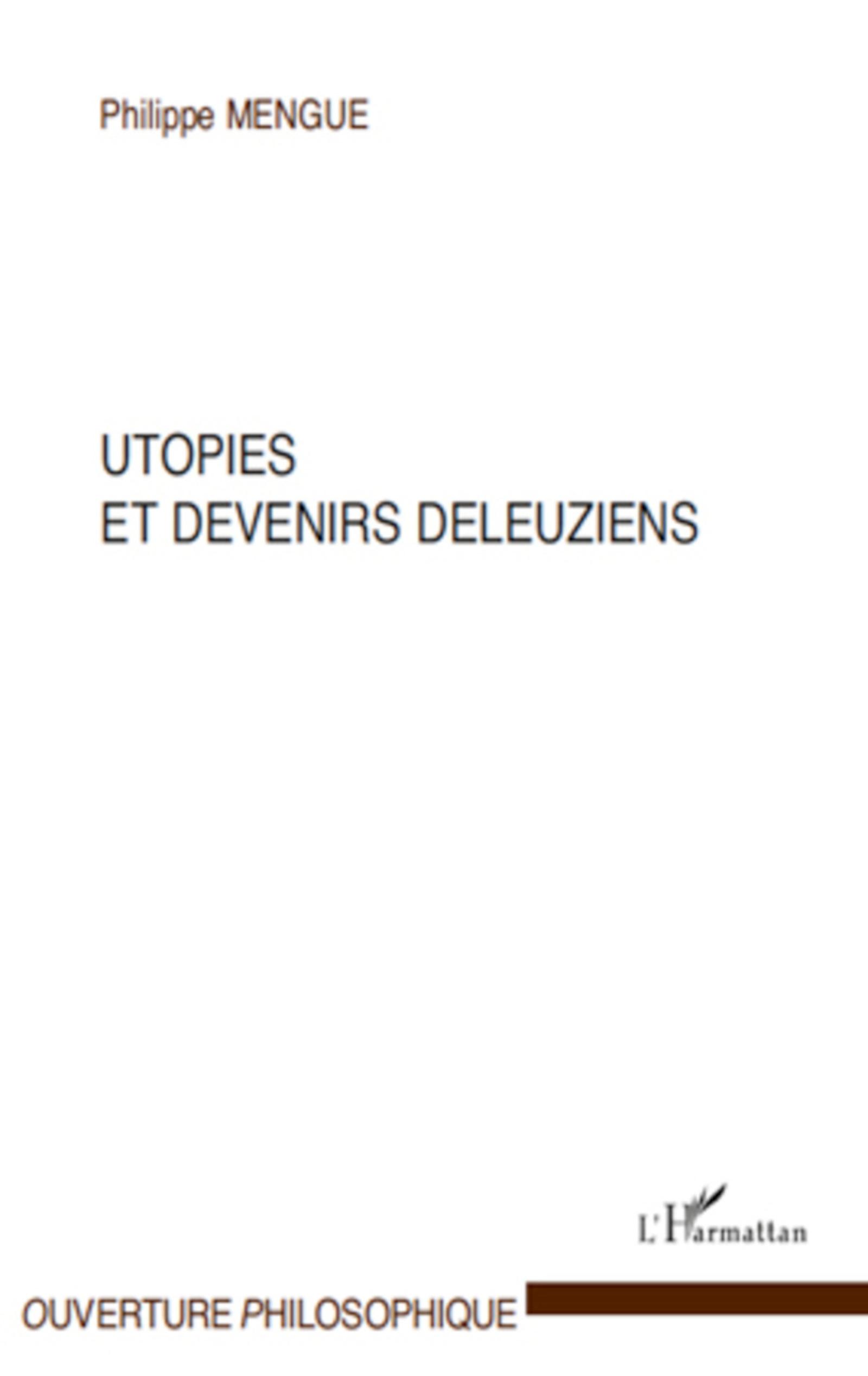 Vorderes Coverbild Utopies et devenirs deleuziens