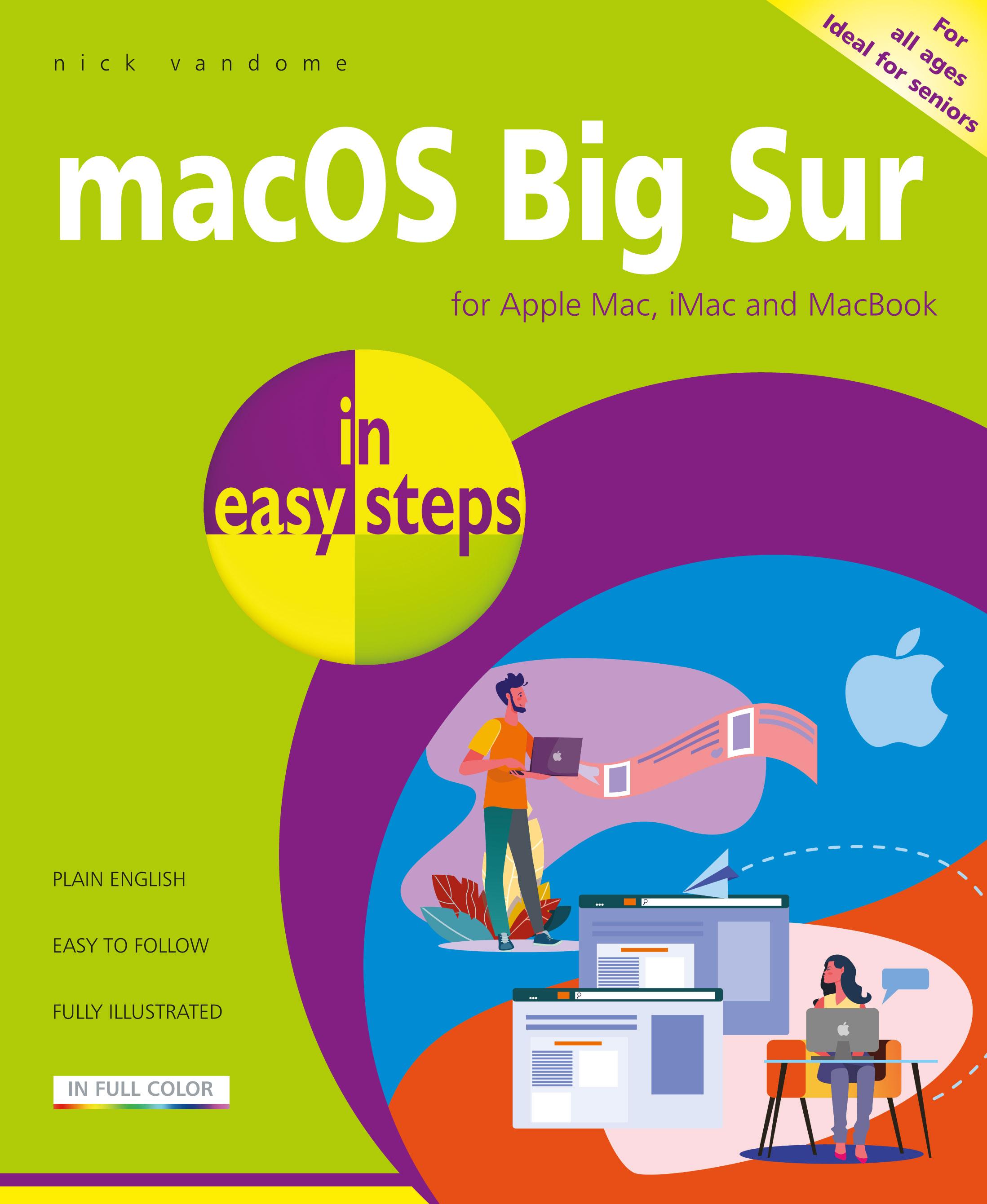 Vorderes Coverbild macOS Big Sur in Easy Steps