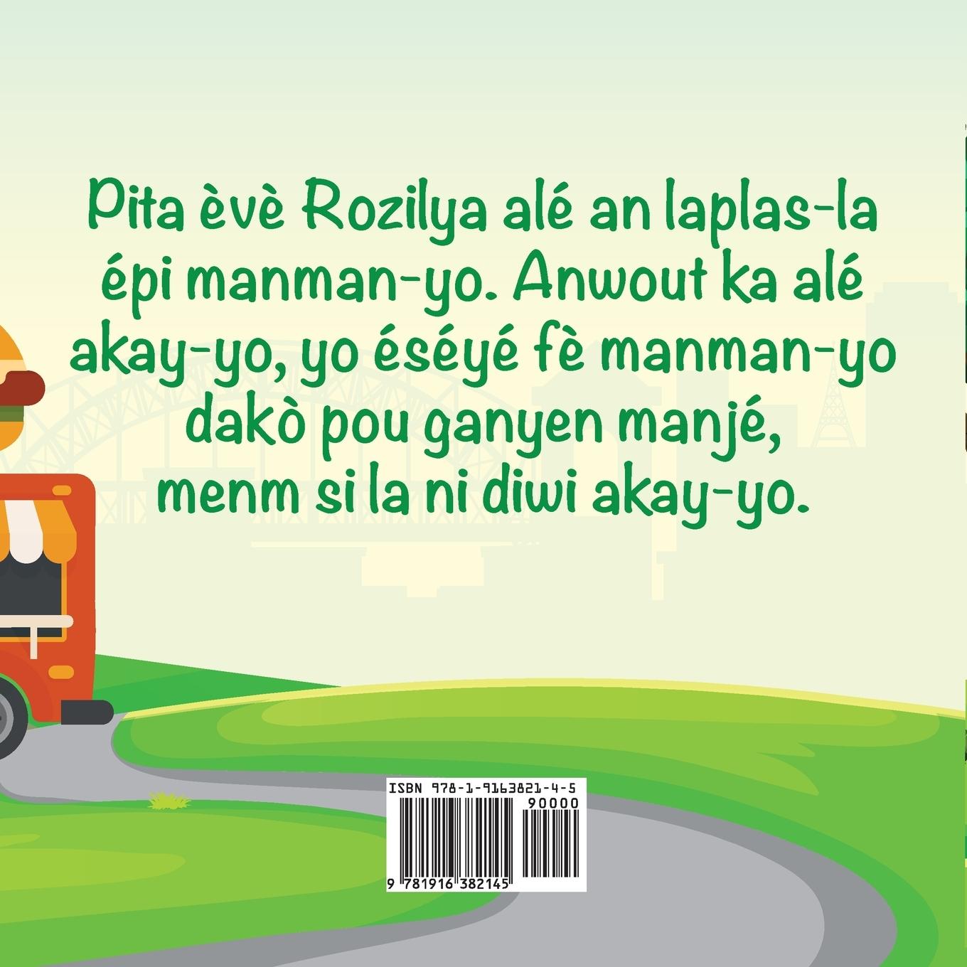 Rückseitencover There's Rice At Home (Kwéyòl)