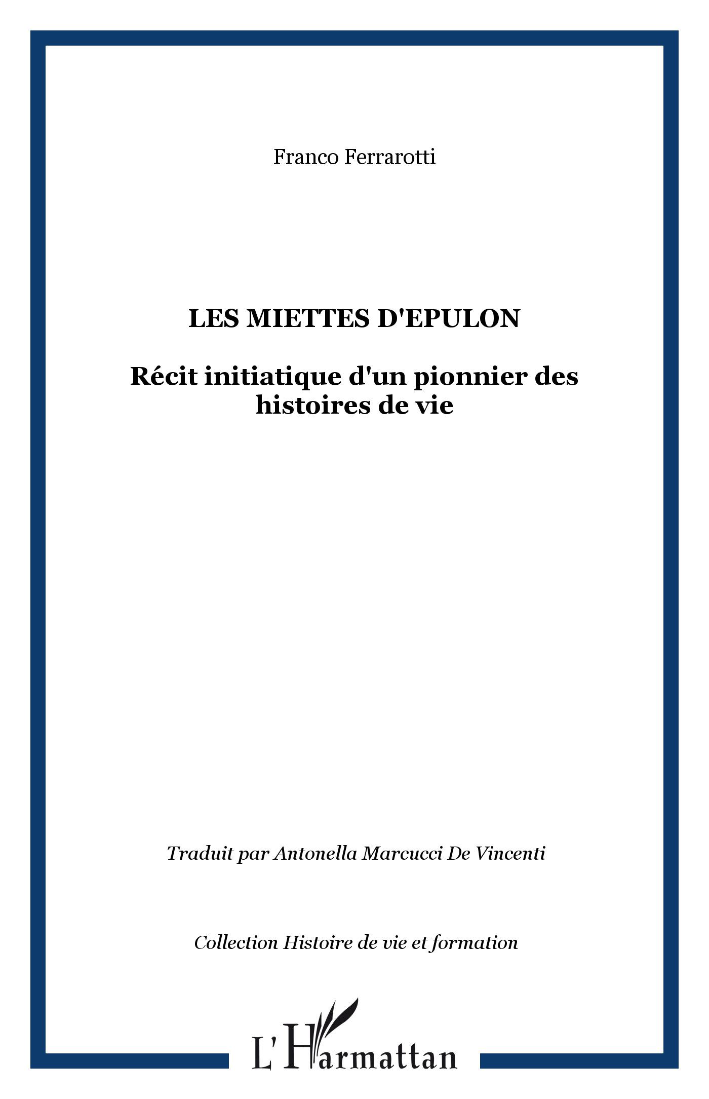 Vorderes Coverbild Les miettes d'Epulon