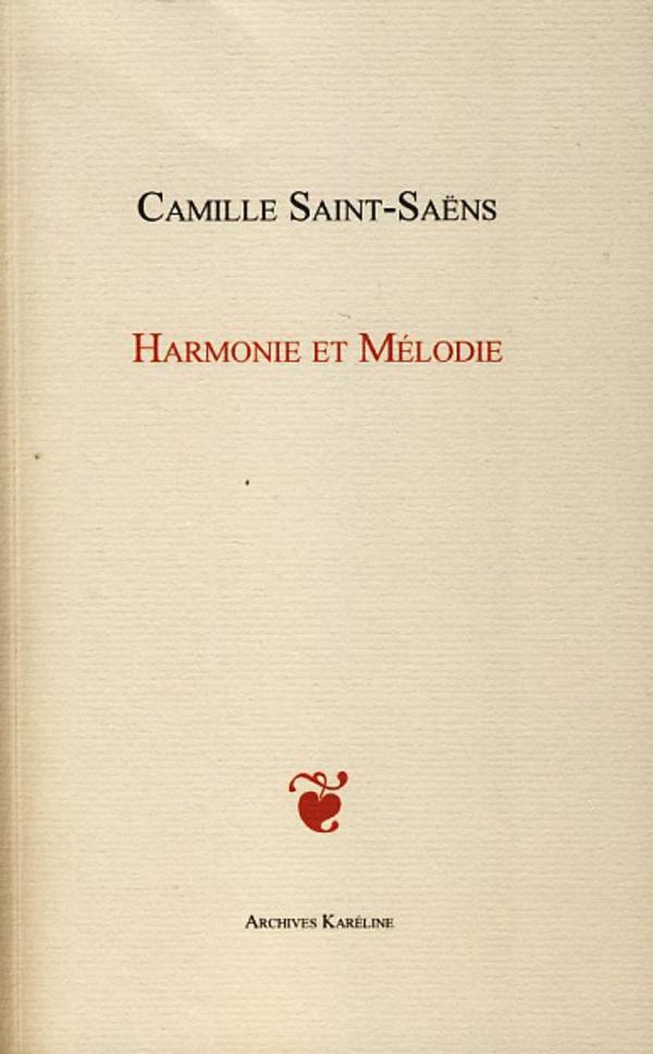 Vorderes Coverbild HARMONIE ET MELODIE