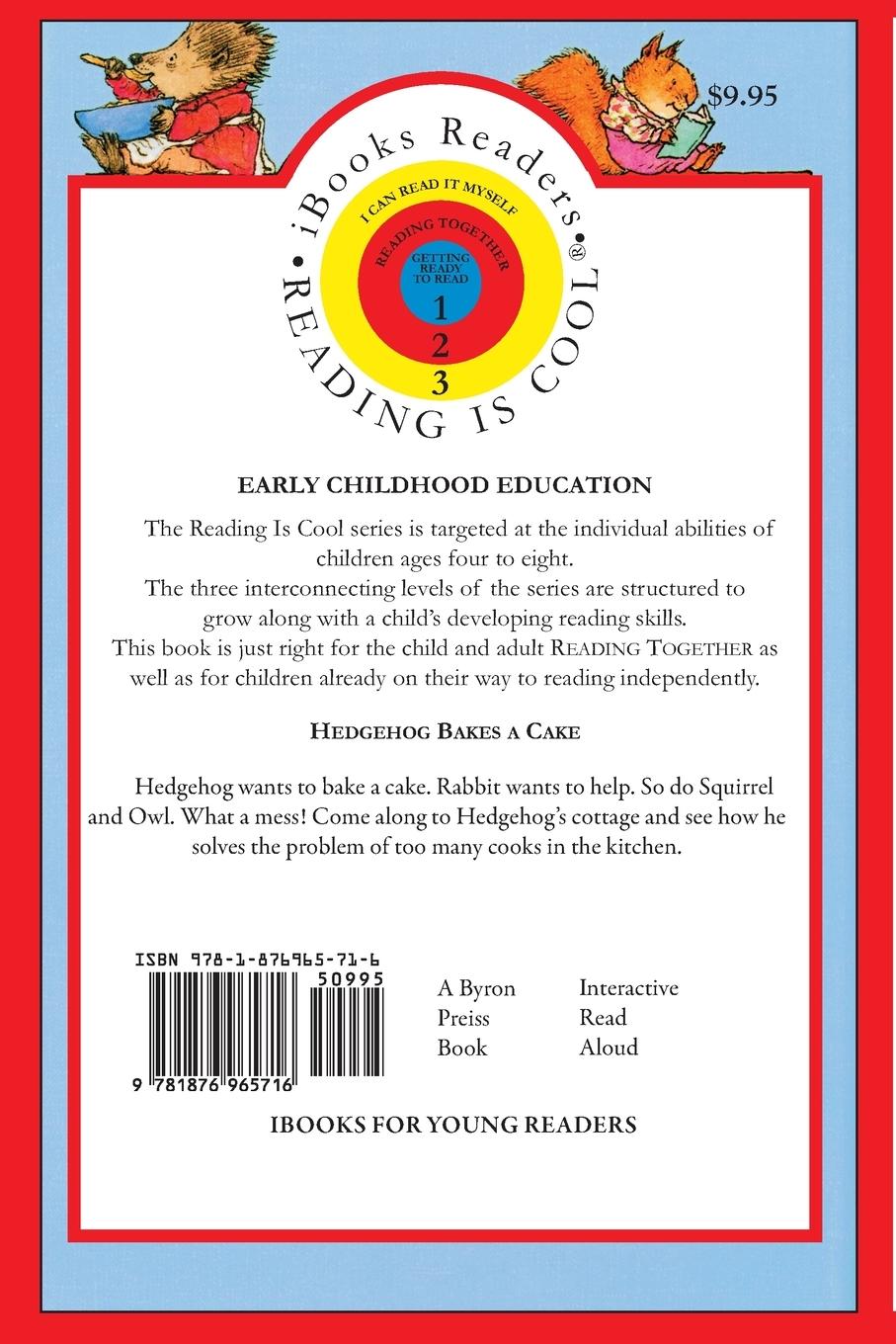 Rückseitencover Hedgehog Bakes a Cake