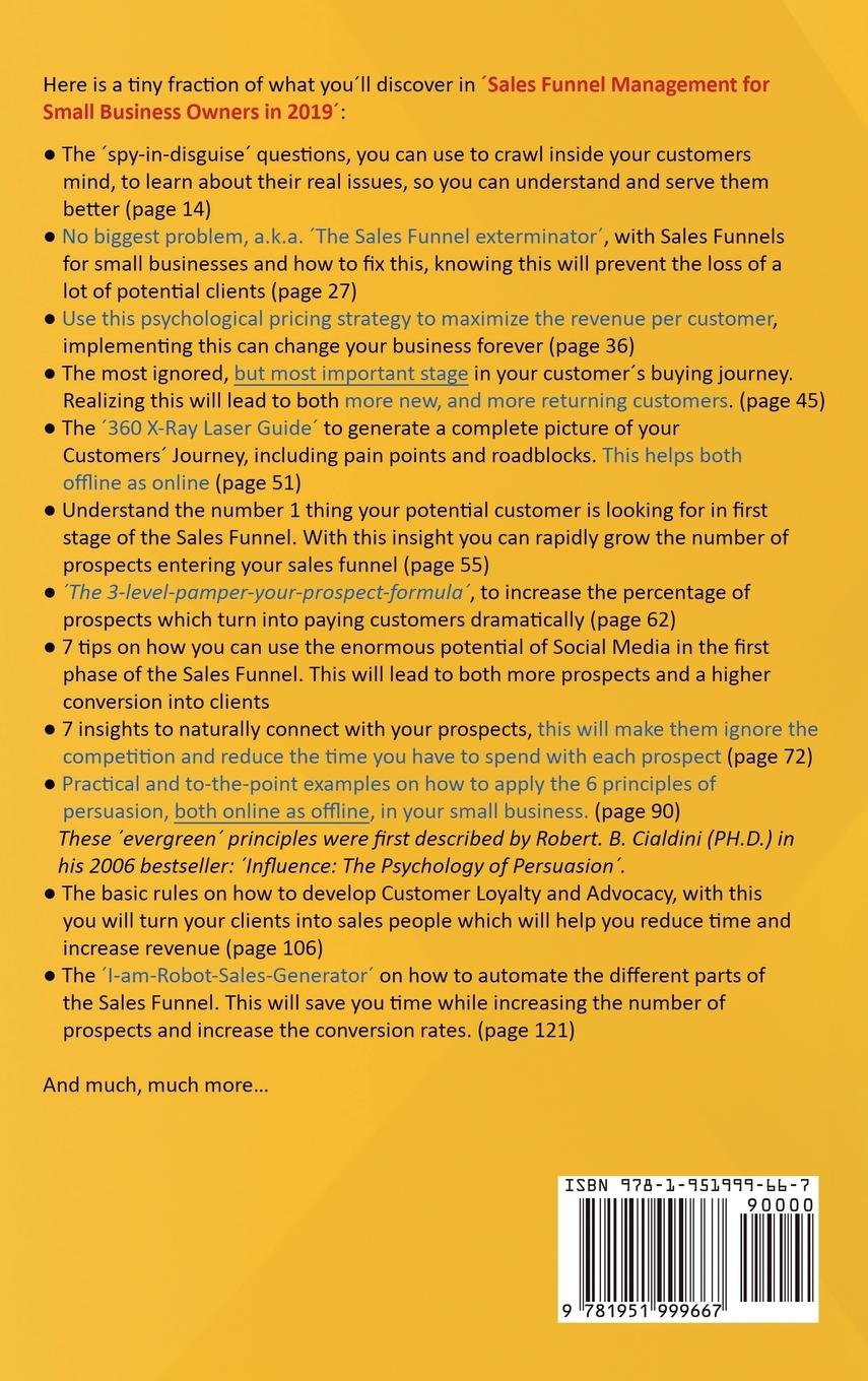 Rückseitencover Sales Funnel Management for Small Business Owners