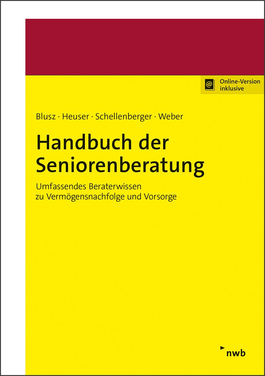 Vorderes Coverbild Handbuch der Seniorenberatung