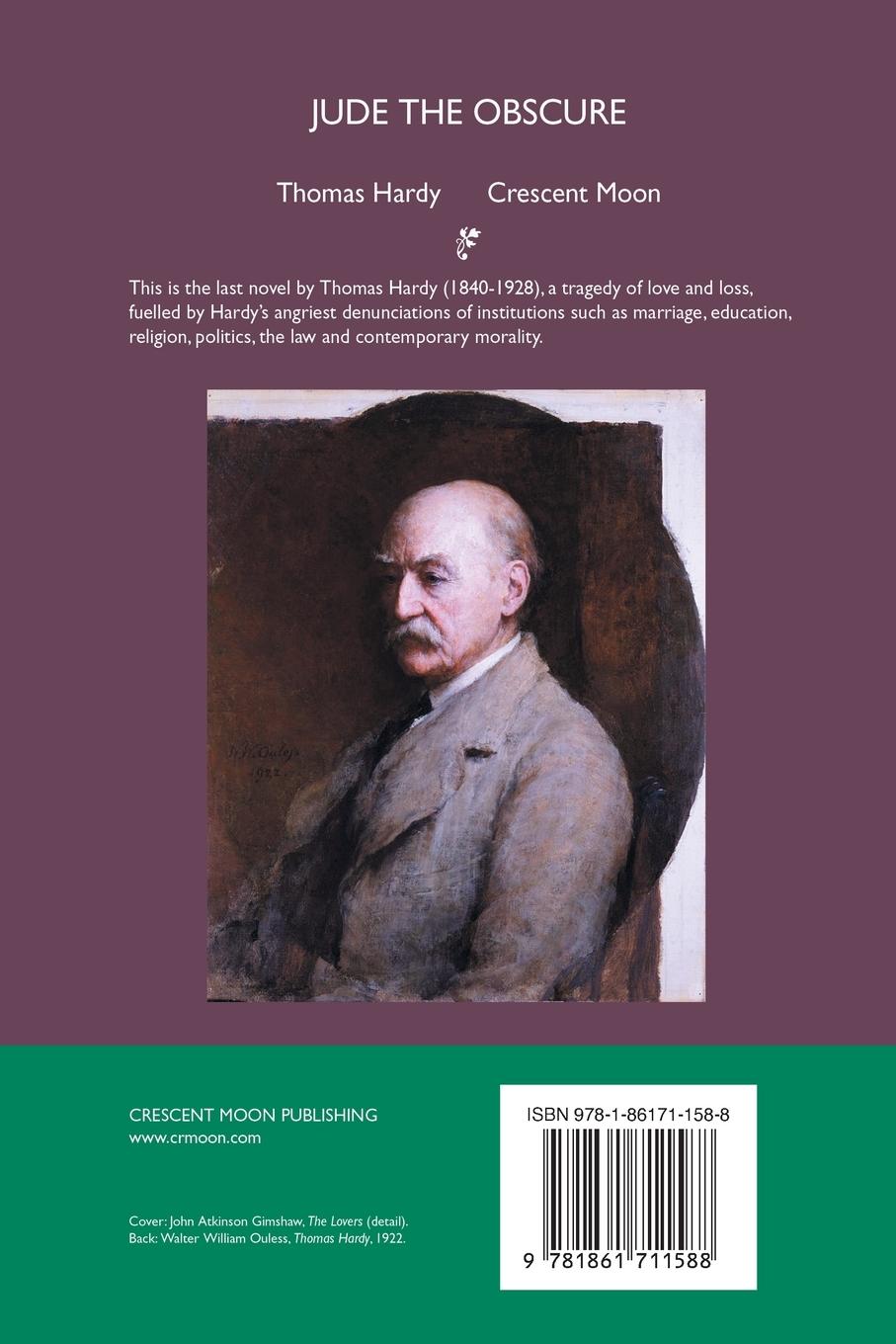 Rückseitencover JUDE THE OBSCURE