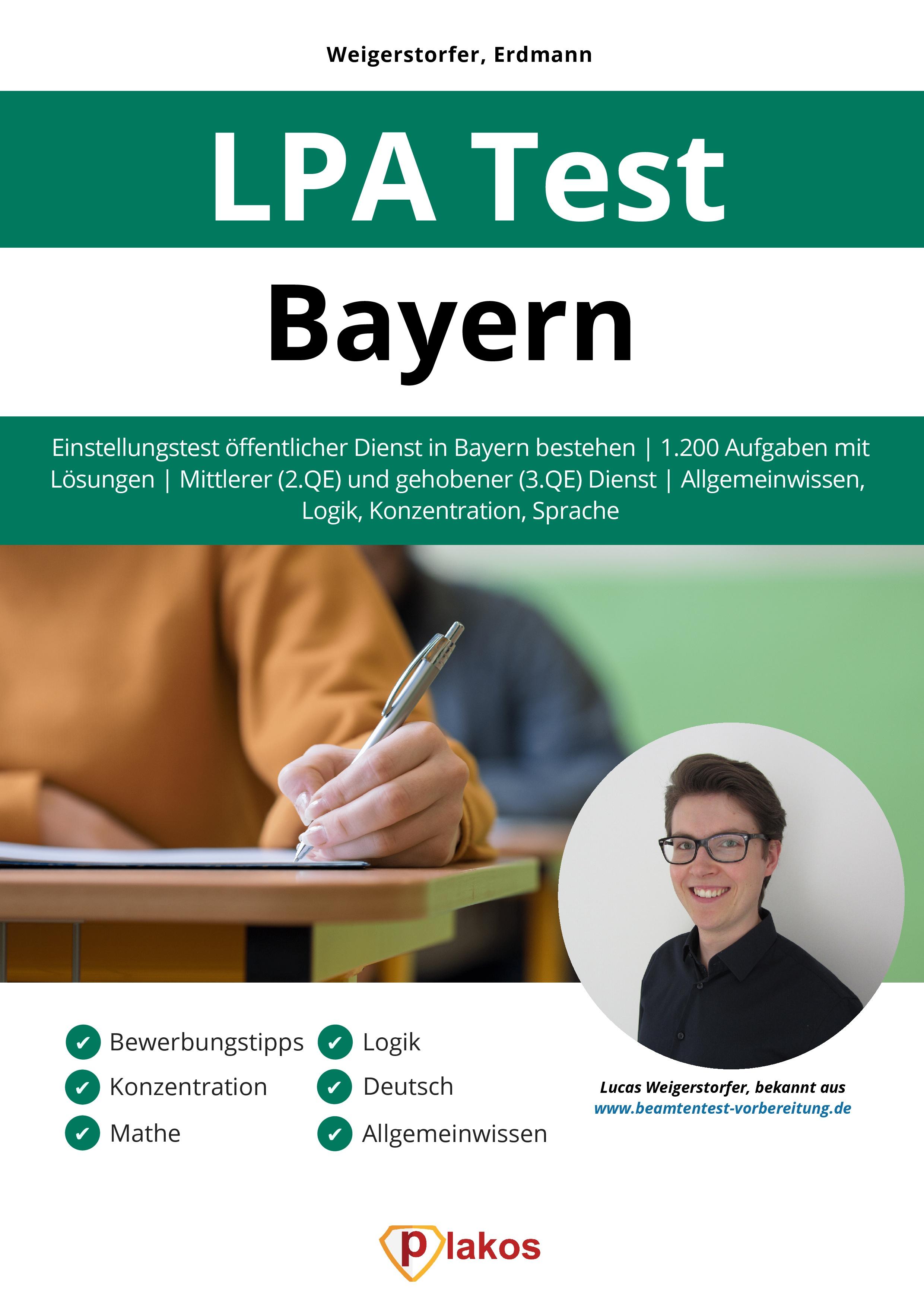 Vorderes Coverbild LPA Test Bayern