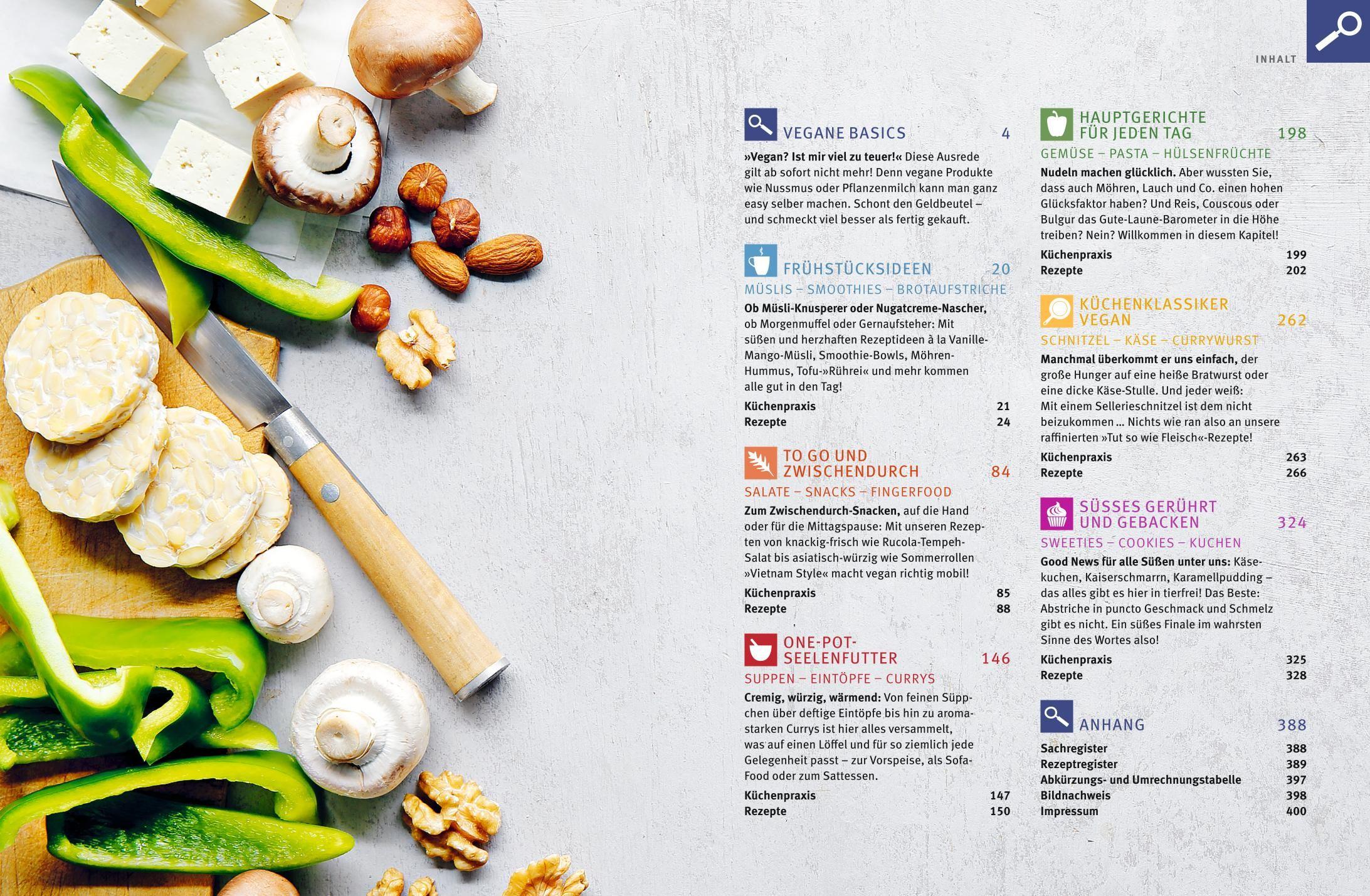 Beispielinhalt (Bild) Vegan! Das Goldene von GU