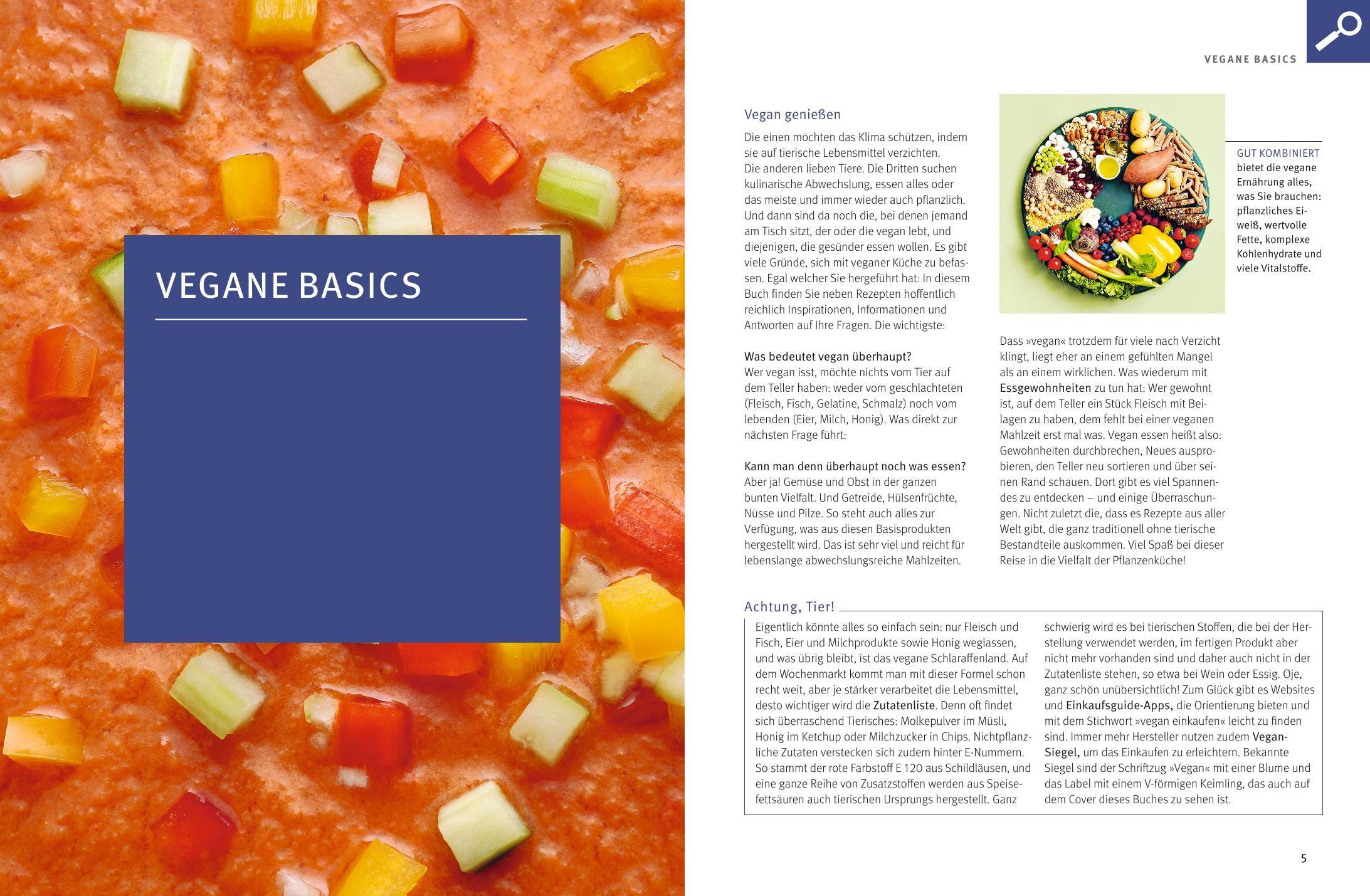 Beispielinhalt (Bild) Vegan! Das Goldene von GU