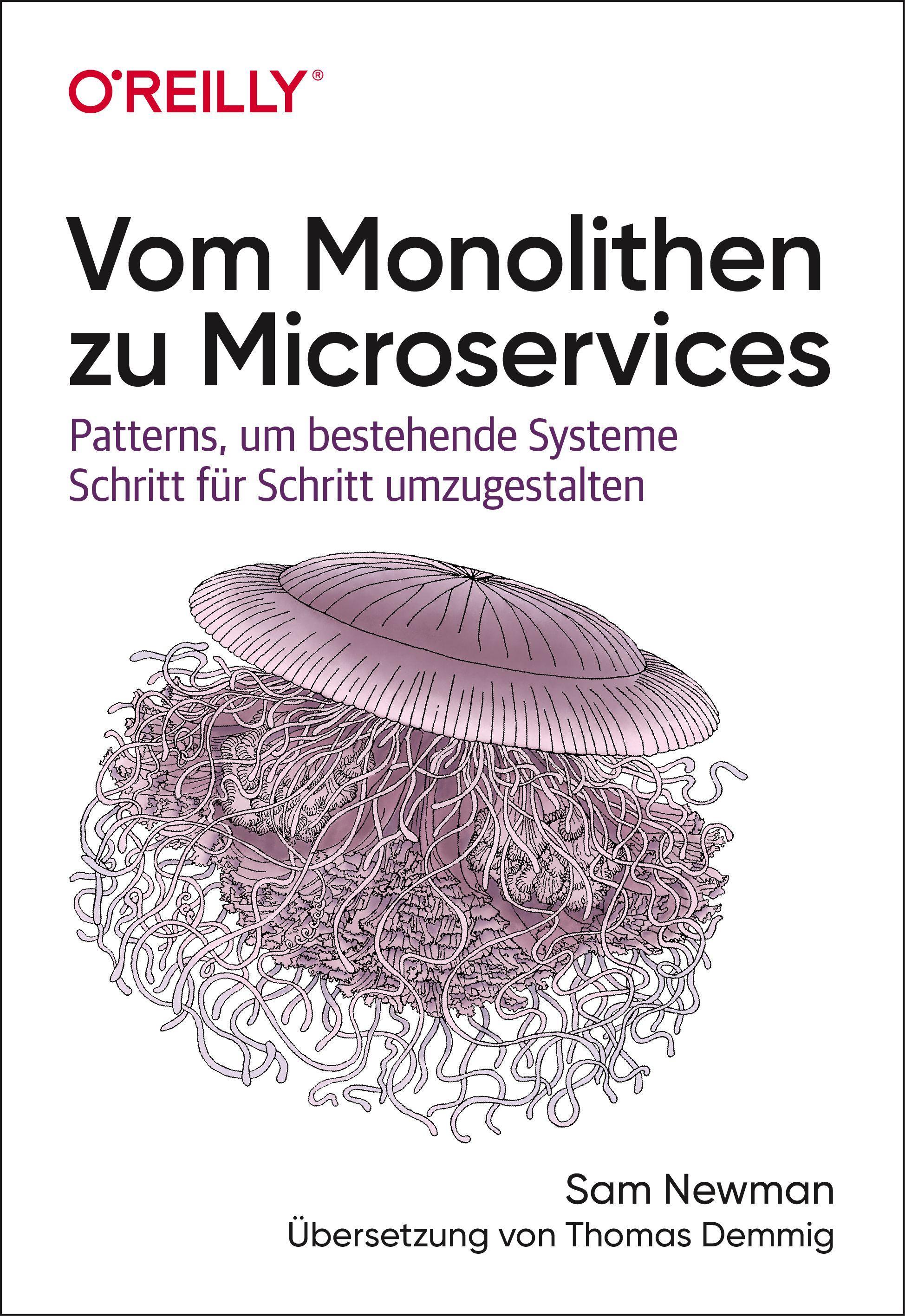 Vorderes Coverbild Vom Monolithen zu Microservices