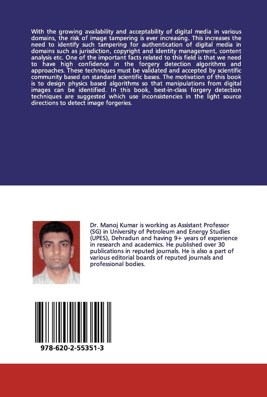 Rückseitencover Digital Image Forgery Detection