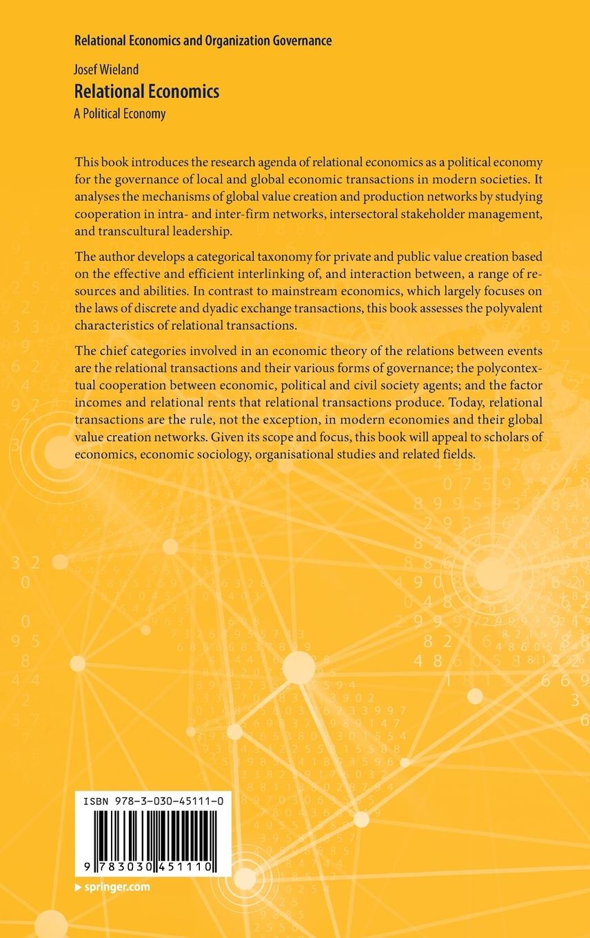 Rückseitencover Relational Economics