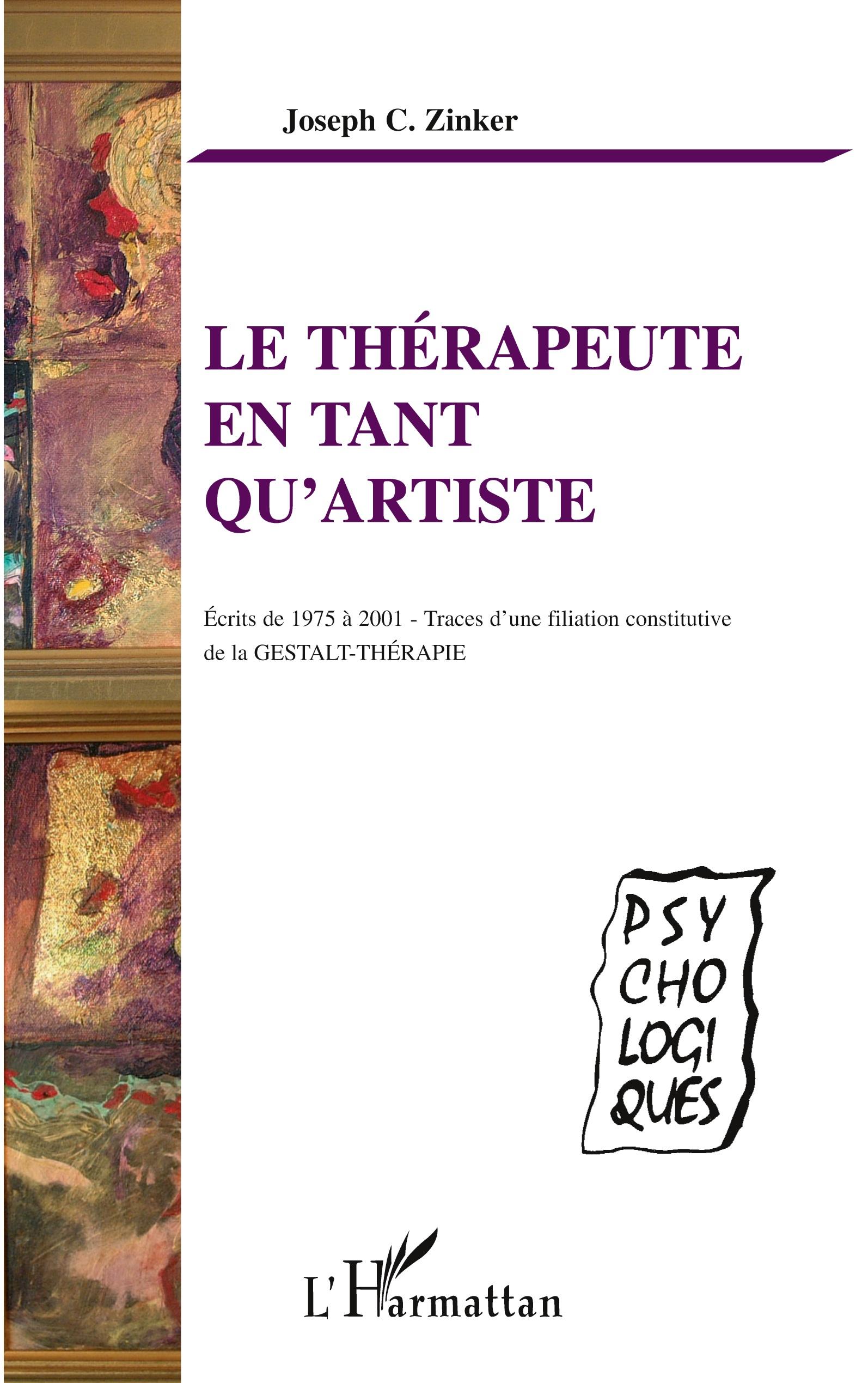 Vorderes Coverbild Le thérapeute en tant qu'artiste
