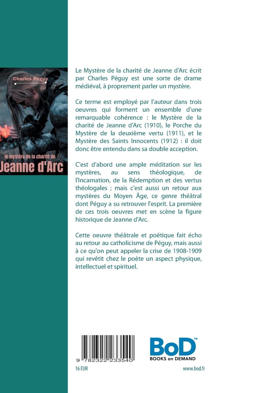Rückseitencover Le Mystère de la charité de Jeanne d'Arc