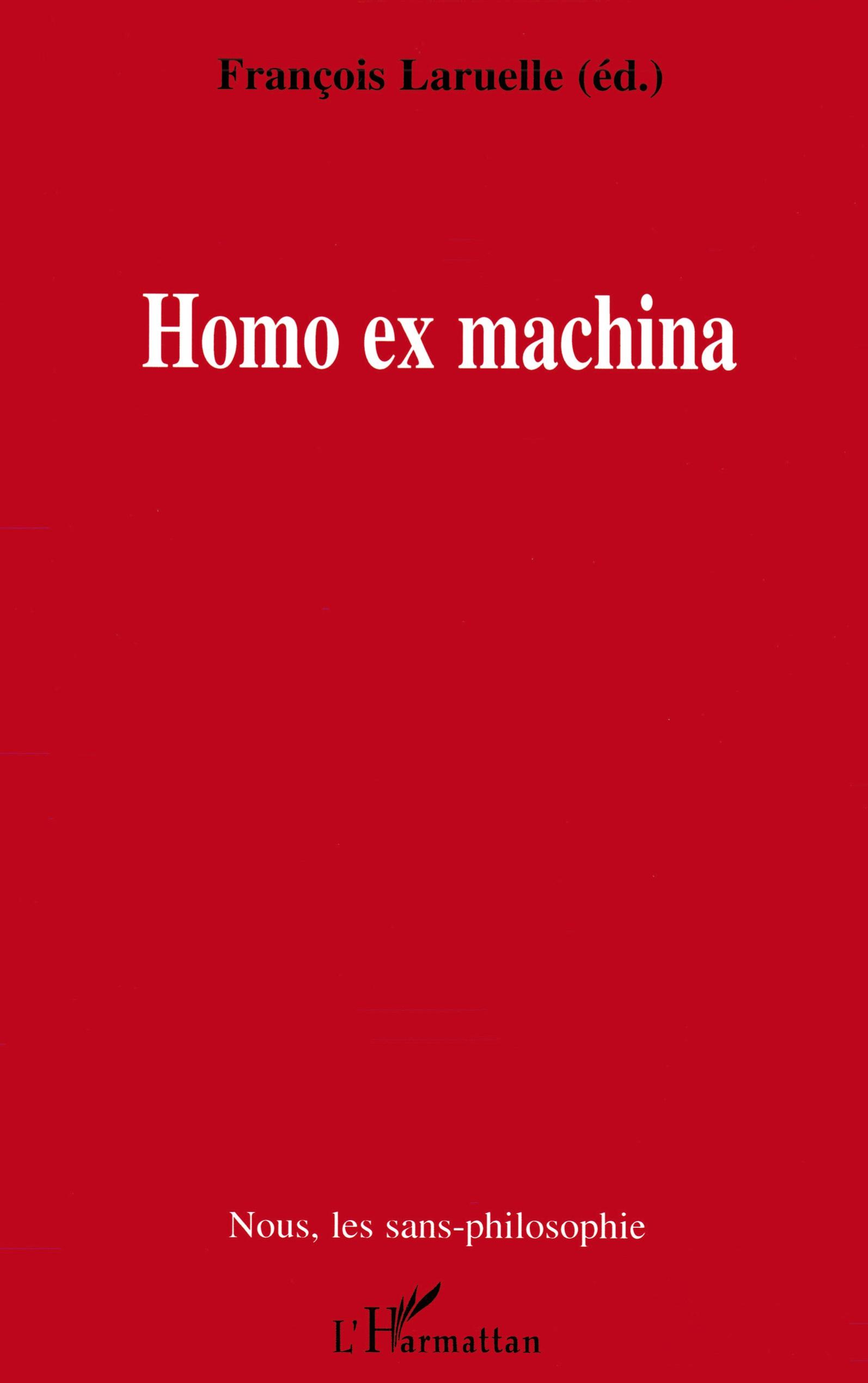 Vorderes Coverbild Homo ex machina