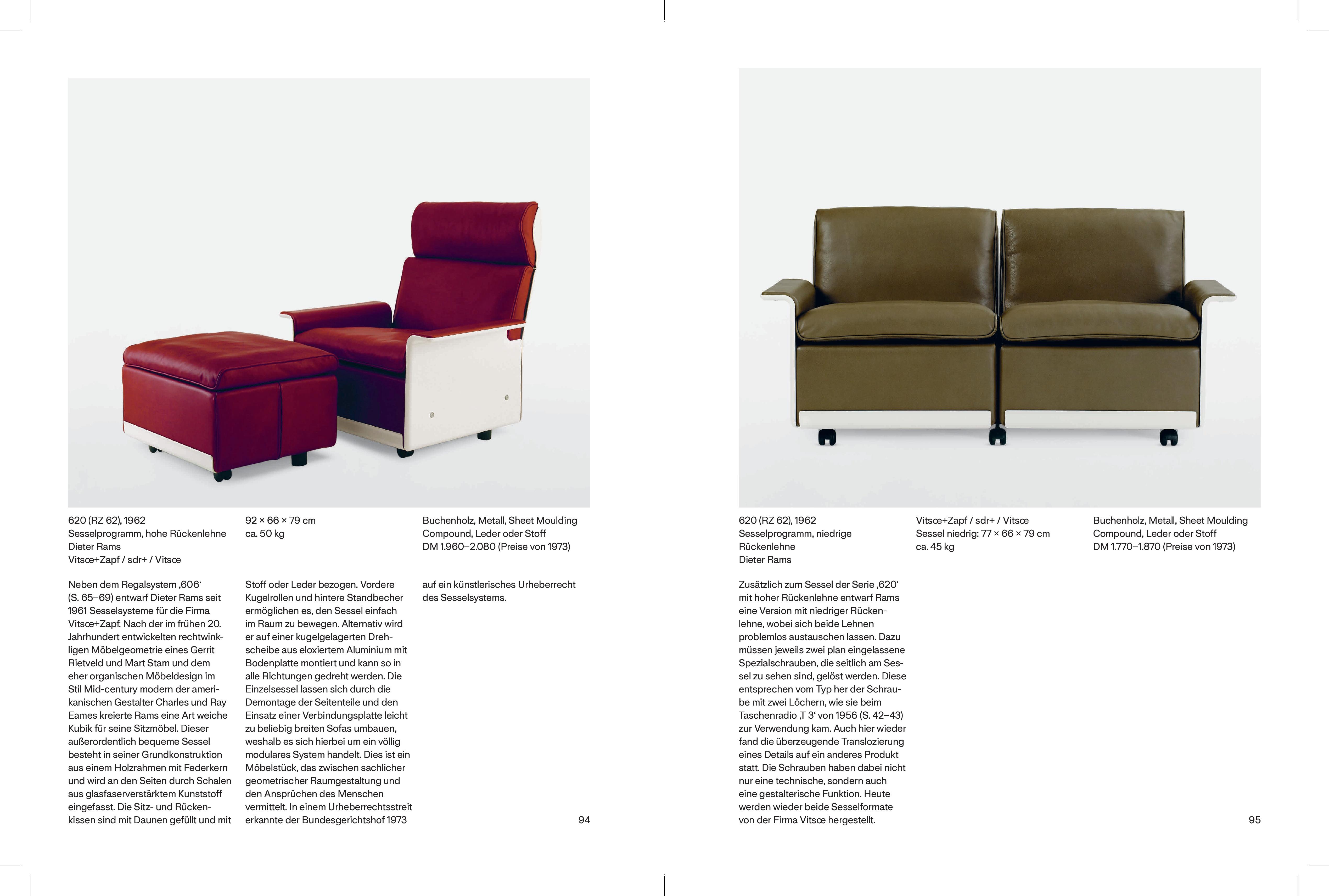 Beispielinhalt (Bild) Dieter Rams Werkverzeichnis