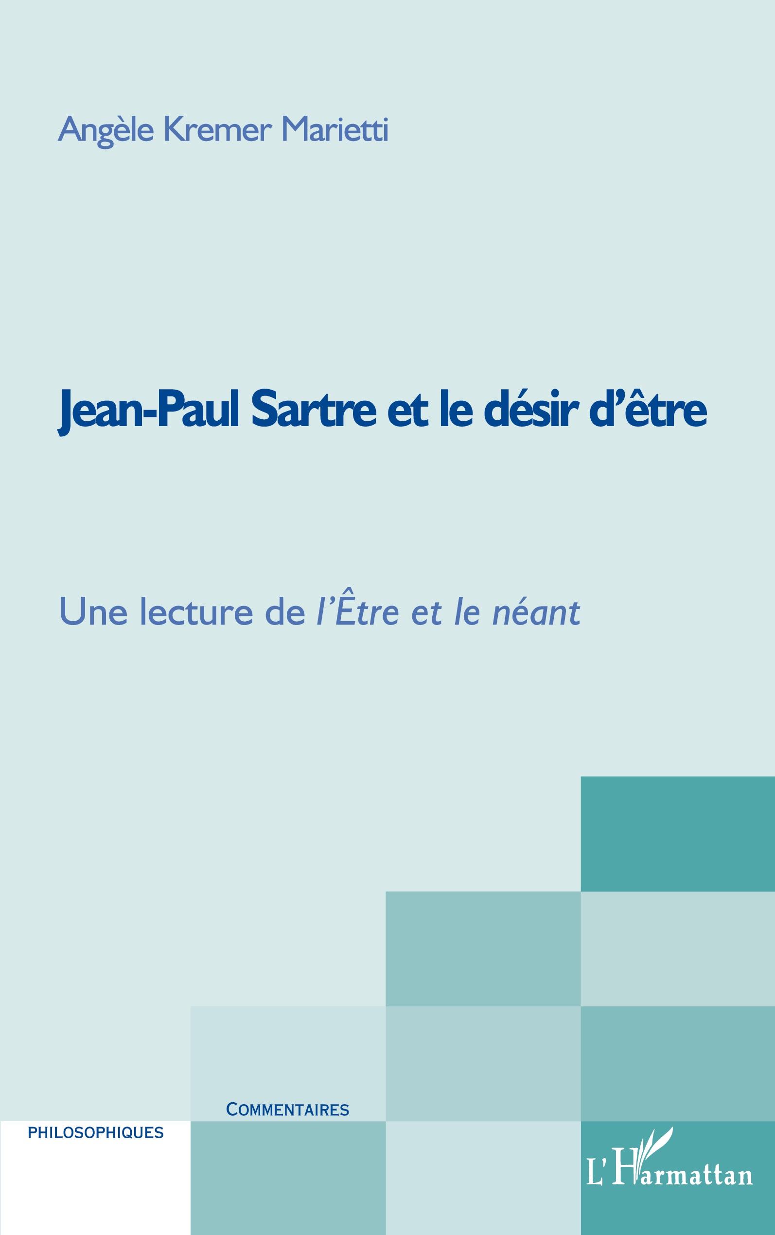 Vorderes Coverbild Jean-Paul Sartre et le désir d'être