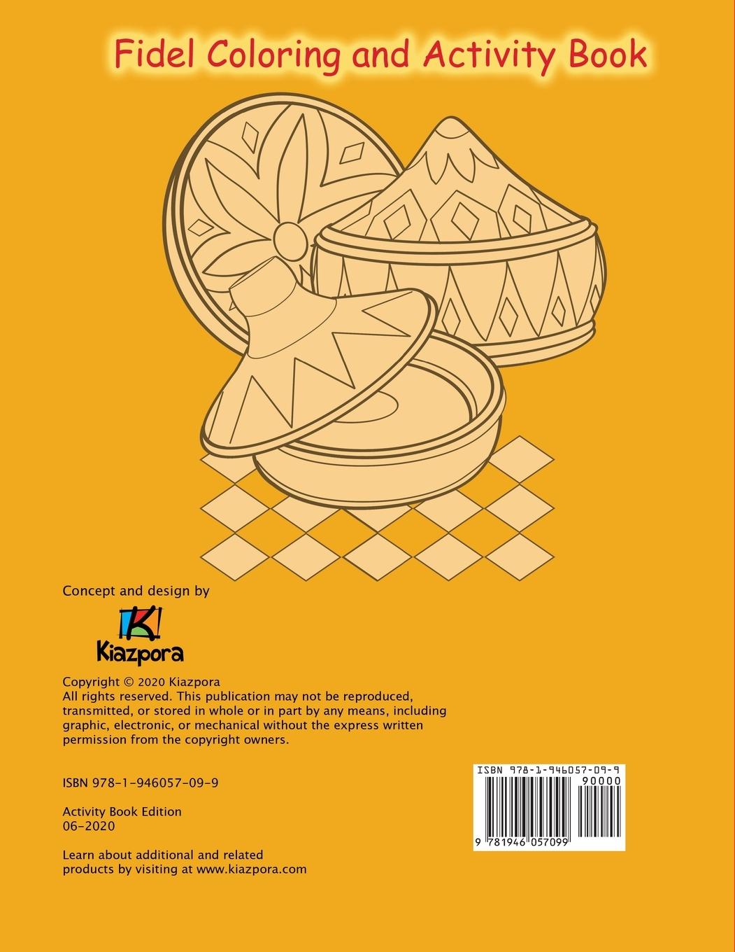 Rückseitencover Fidel Coloring and Activity Book (Children's Book)