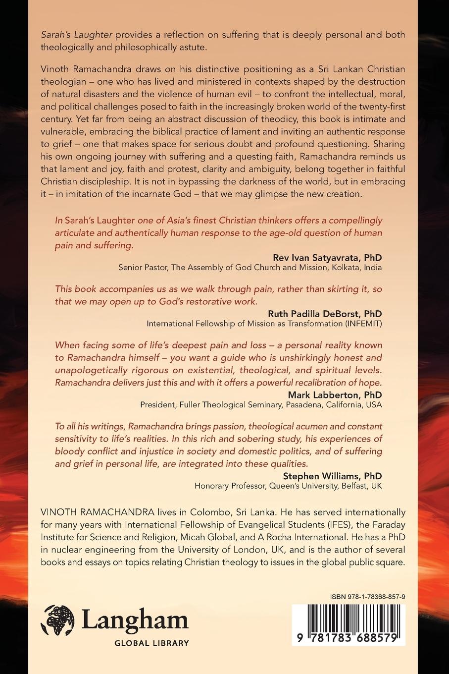 Rückseitencover Sarah's Laughter