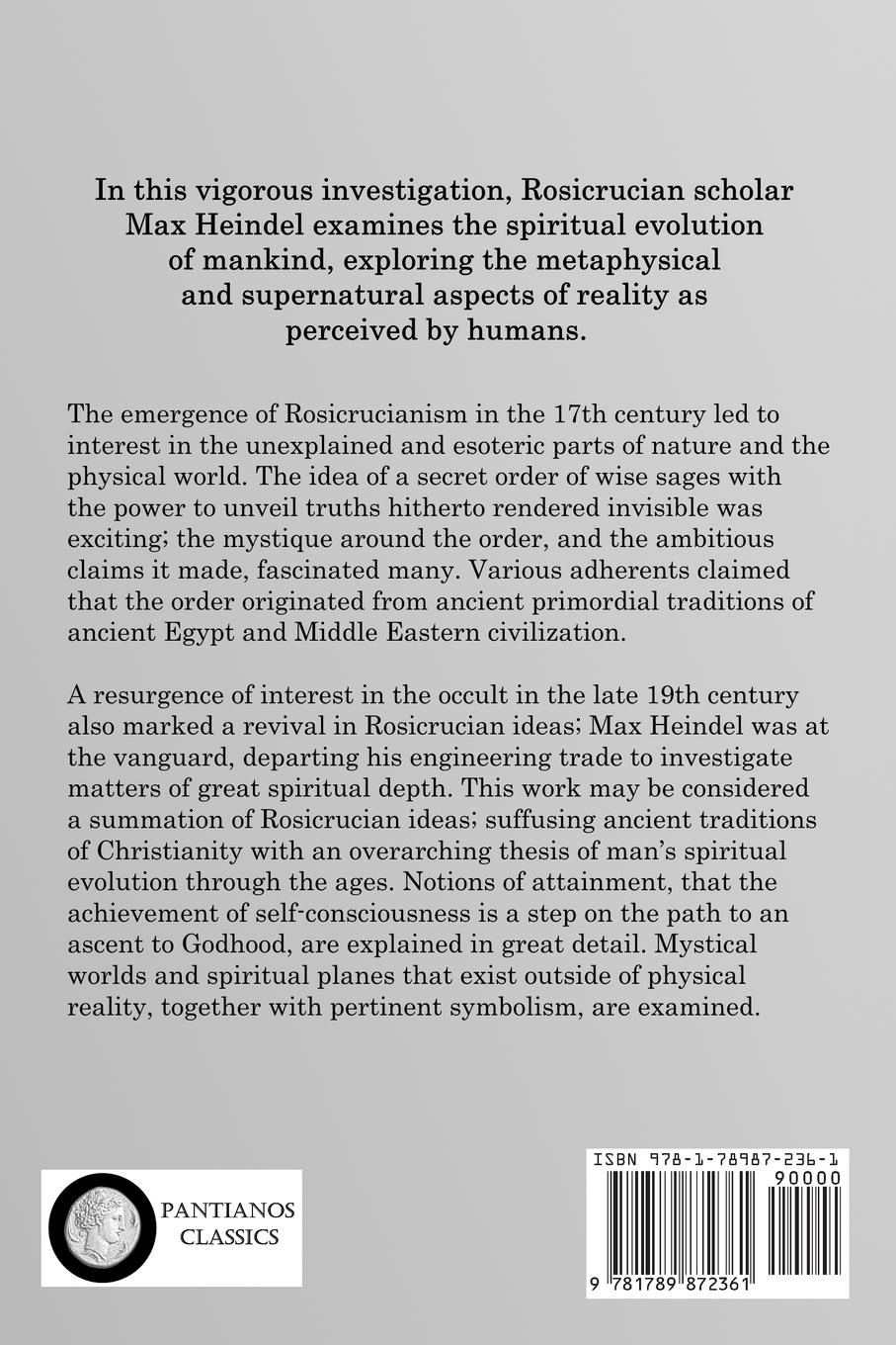 Rückseitencover The Rosicrucian Cosmo-Conception, Or, Mystic Christianity