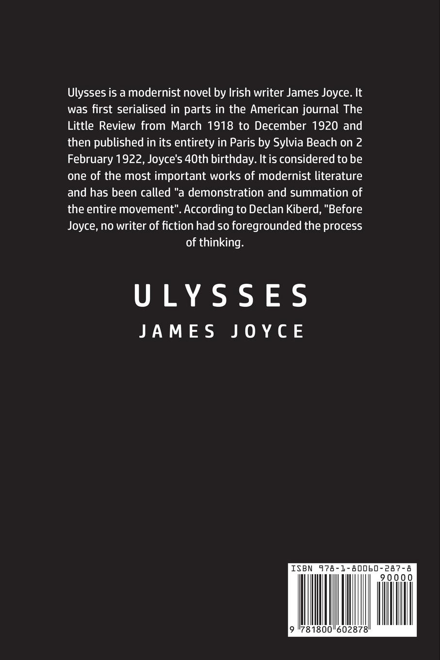 Rückseitencover Ulysses