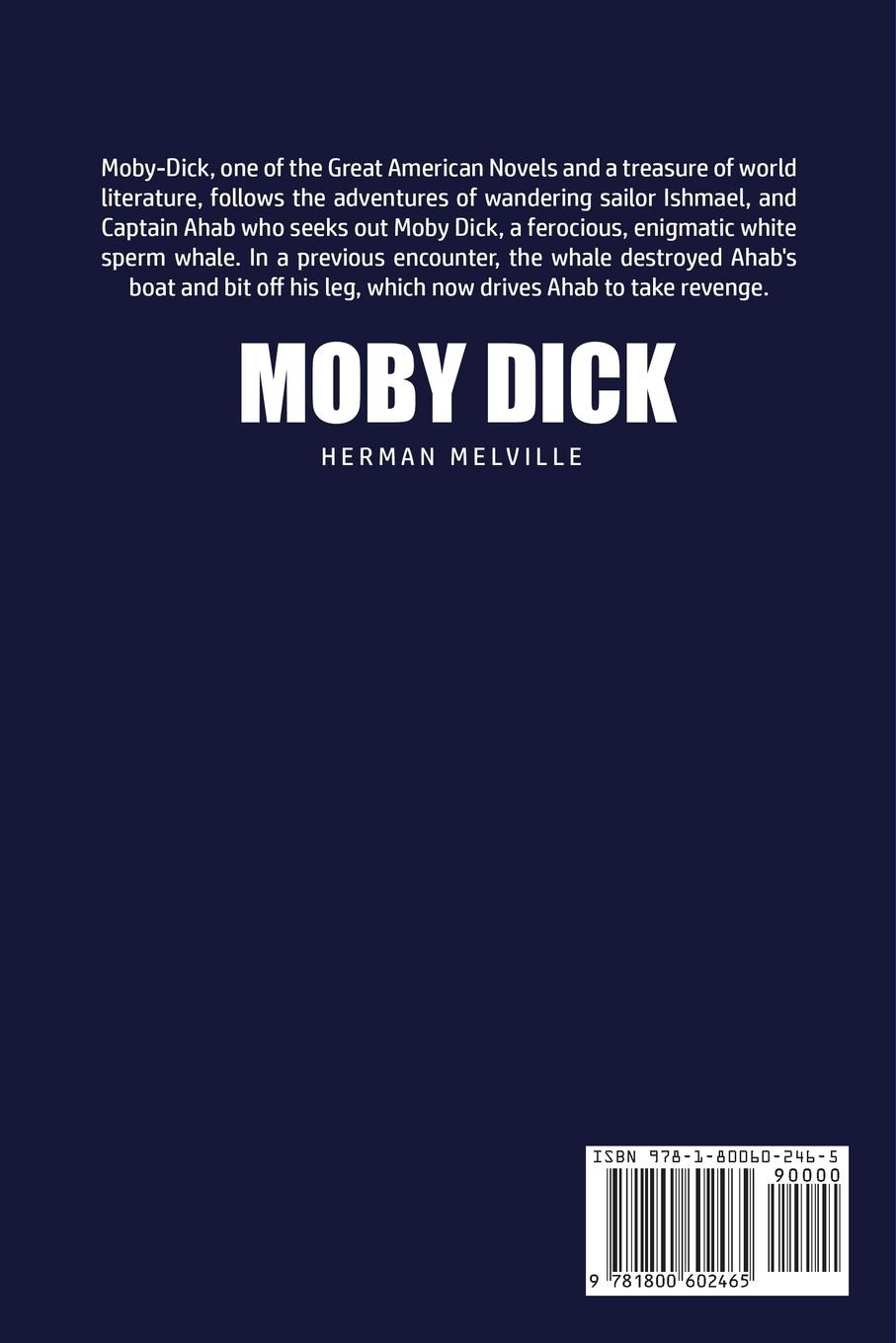 Rückseitencover Moby Dick or, The Whale