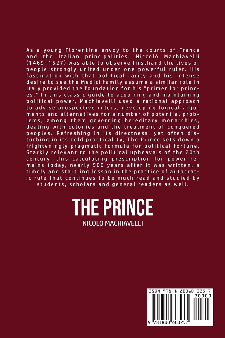 Rückseitencover The Prince