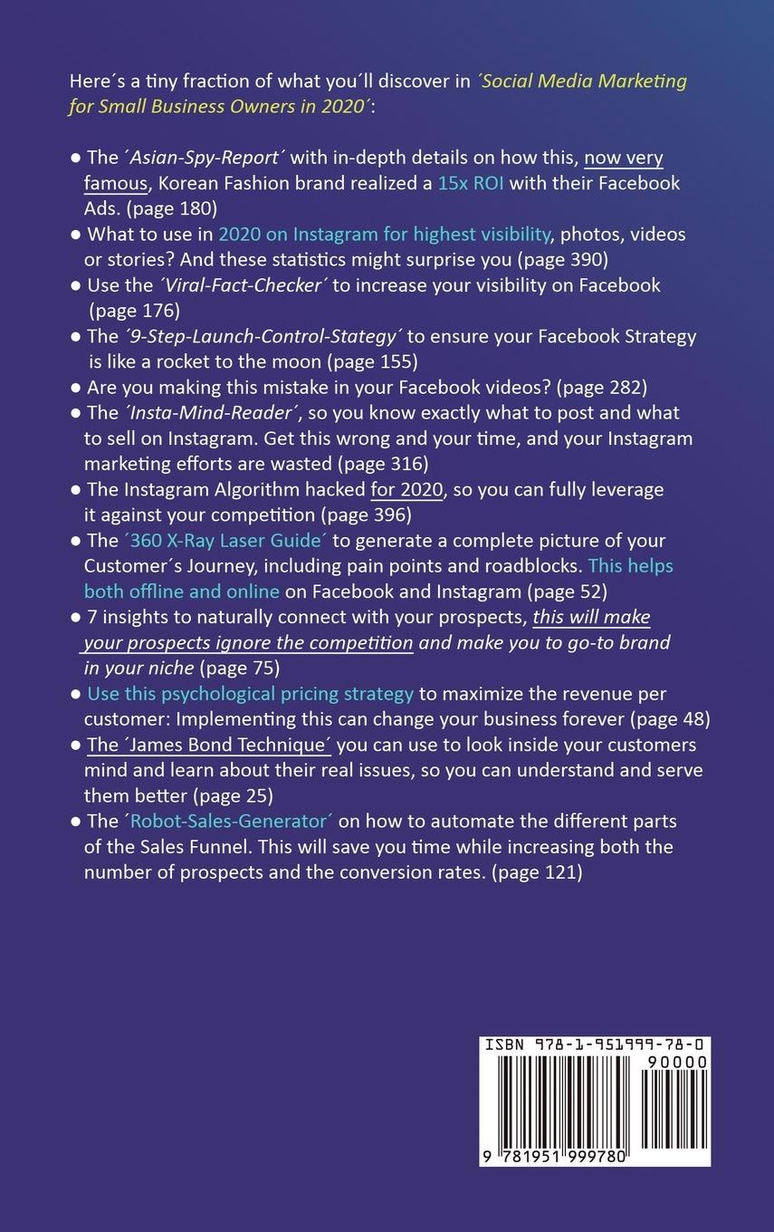 Rückseitencover Social Media Marketing for Small Business Owners