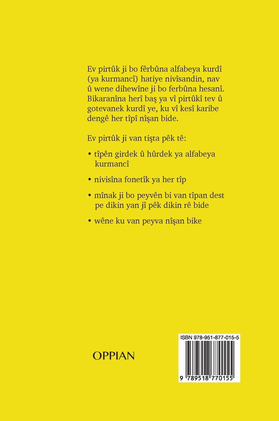 Rückseitencover Alfabeya kurdî