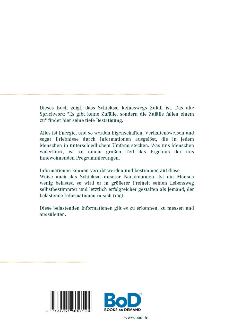 Rückseitencover Schicksal