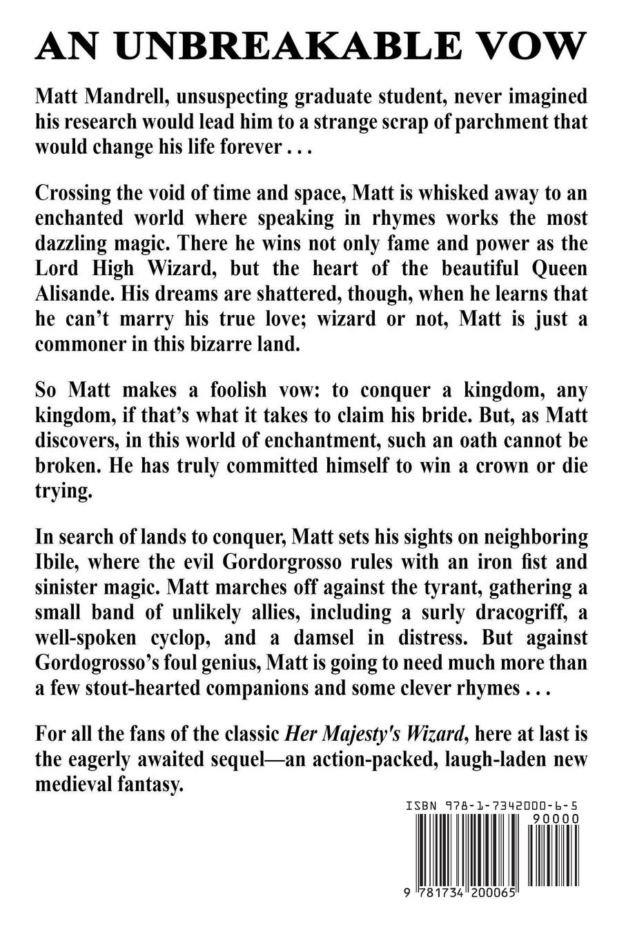 Rückseitencover The Oathbound Wizard