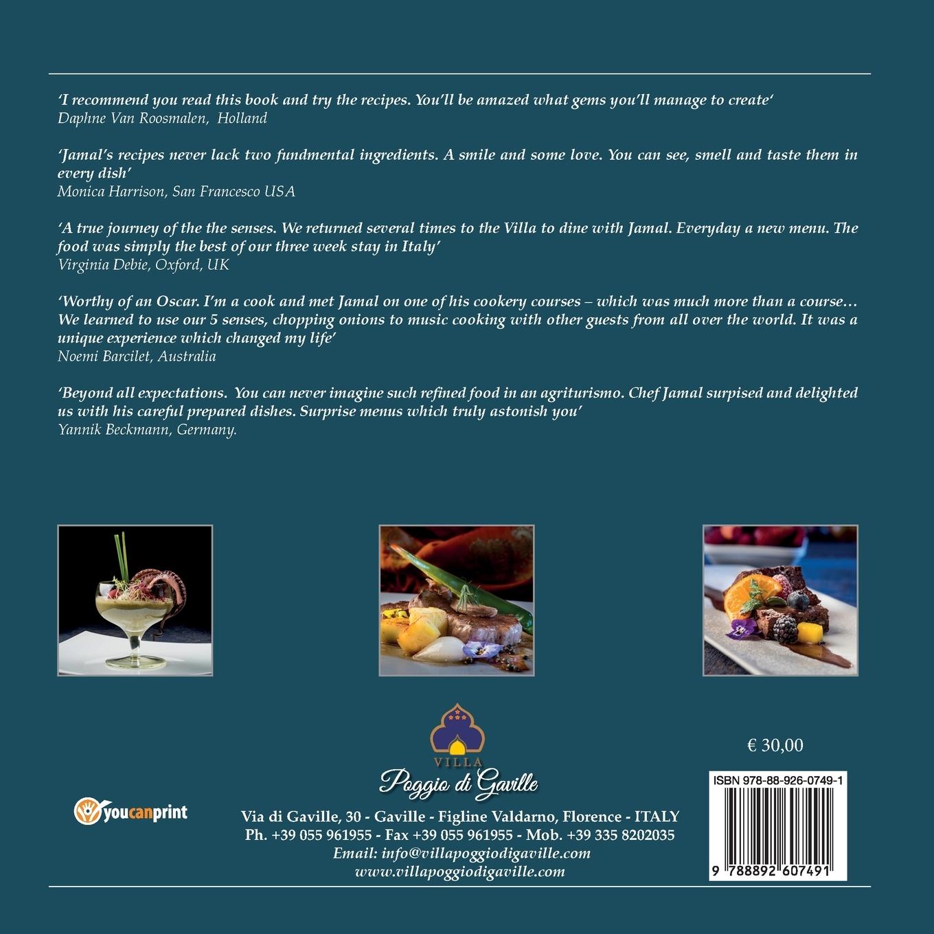 Rückseitencover Living with taste