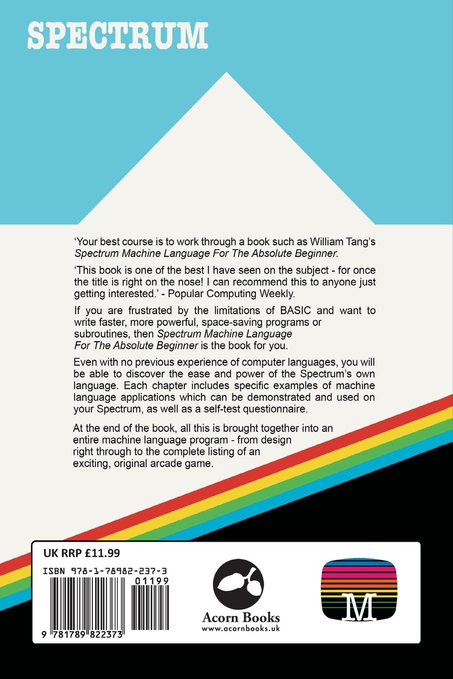 Rückseitencover Spectrum Machine Language for the Absolute Beginner