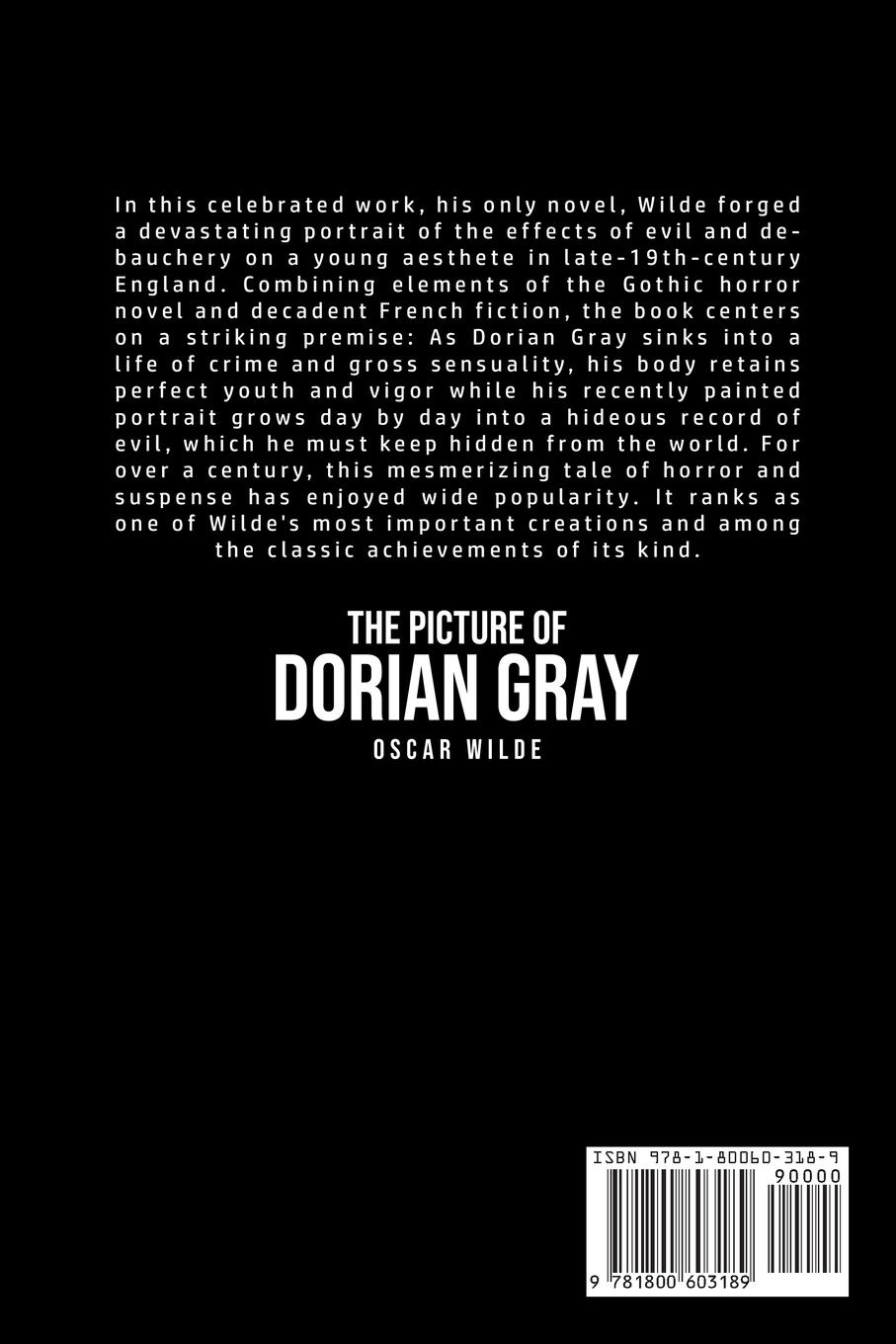 Rückseitencover The Picture of Dorian Gray