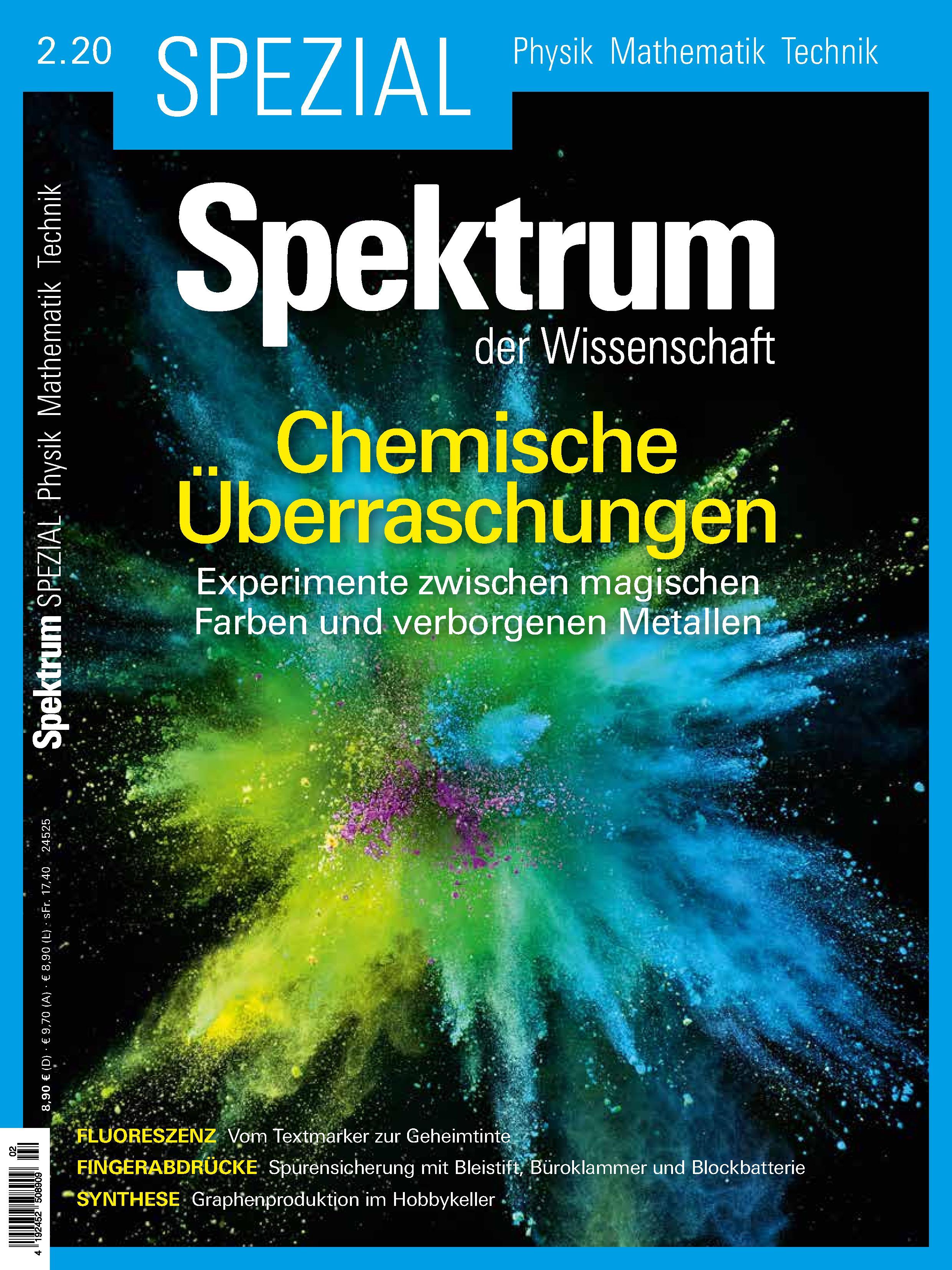 Vorderes Coverbild Spektrum Spezial - Chemische Überraschungen