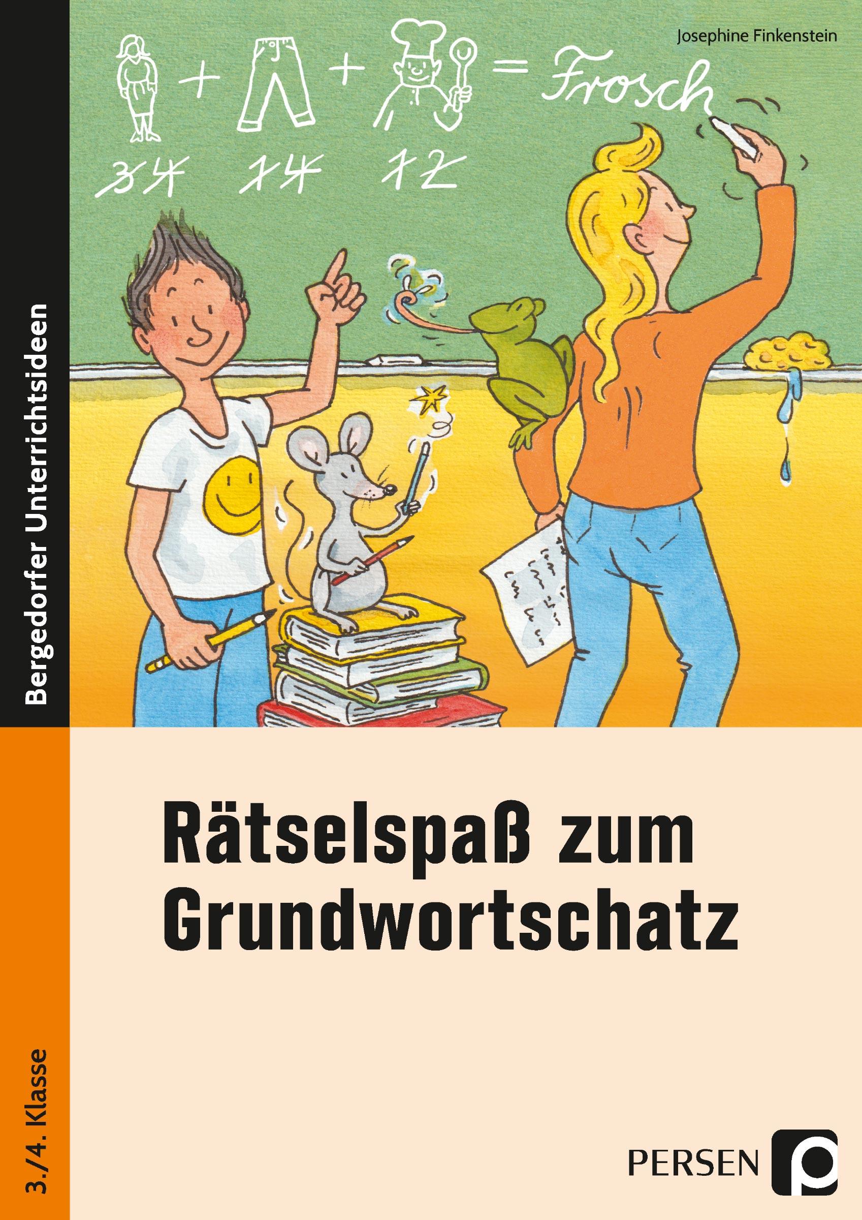 Vorderes Coverbild Rätselspaß zum Grundwortschatz - 3./4. Klasse