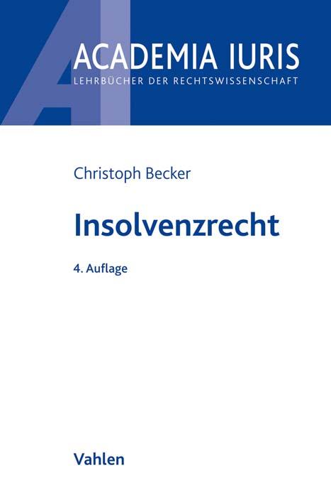 Vorderes Coverbild Insolvenzrecht