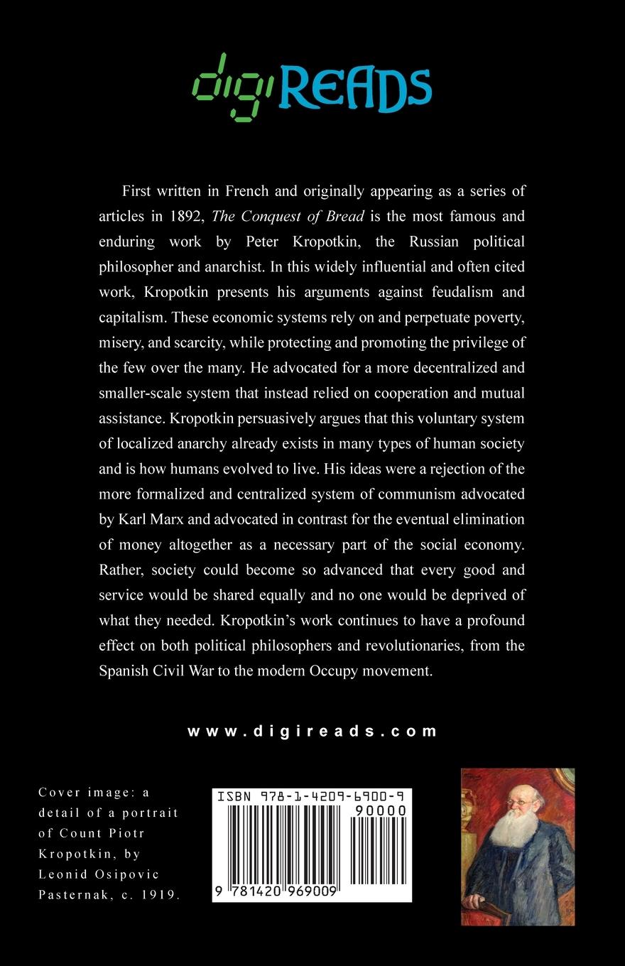 Rückseitencover The Conquest of Bread