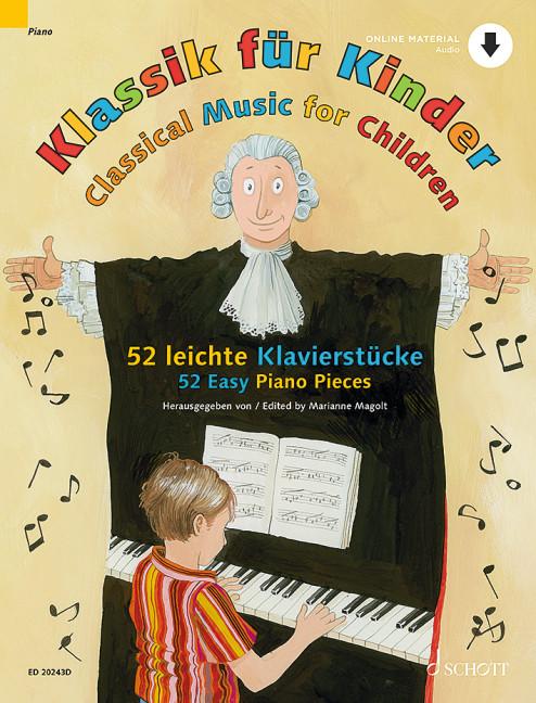 Vorderes Coverbild Klassik für Kinder Klavier