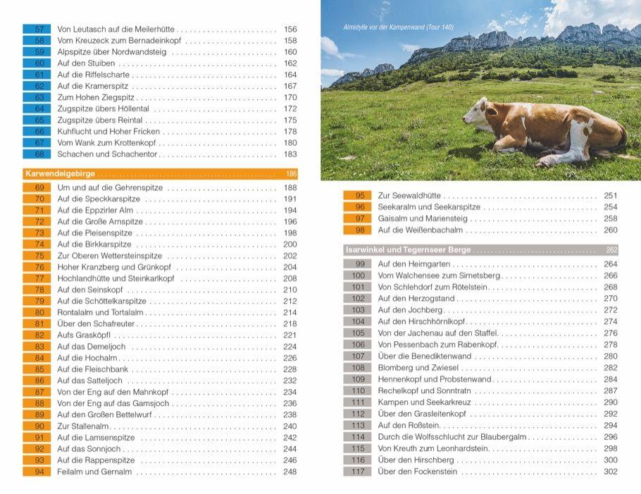 Beispielinhalt (Bild) 175 Wander-Highlights Bayerische Alpen