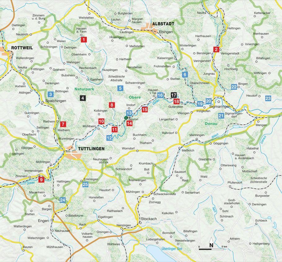 Beispielinhalt (Bild) Erlebnis-Wanderungen im Naturpark Obere Donau