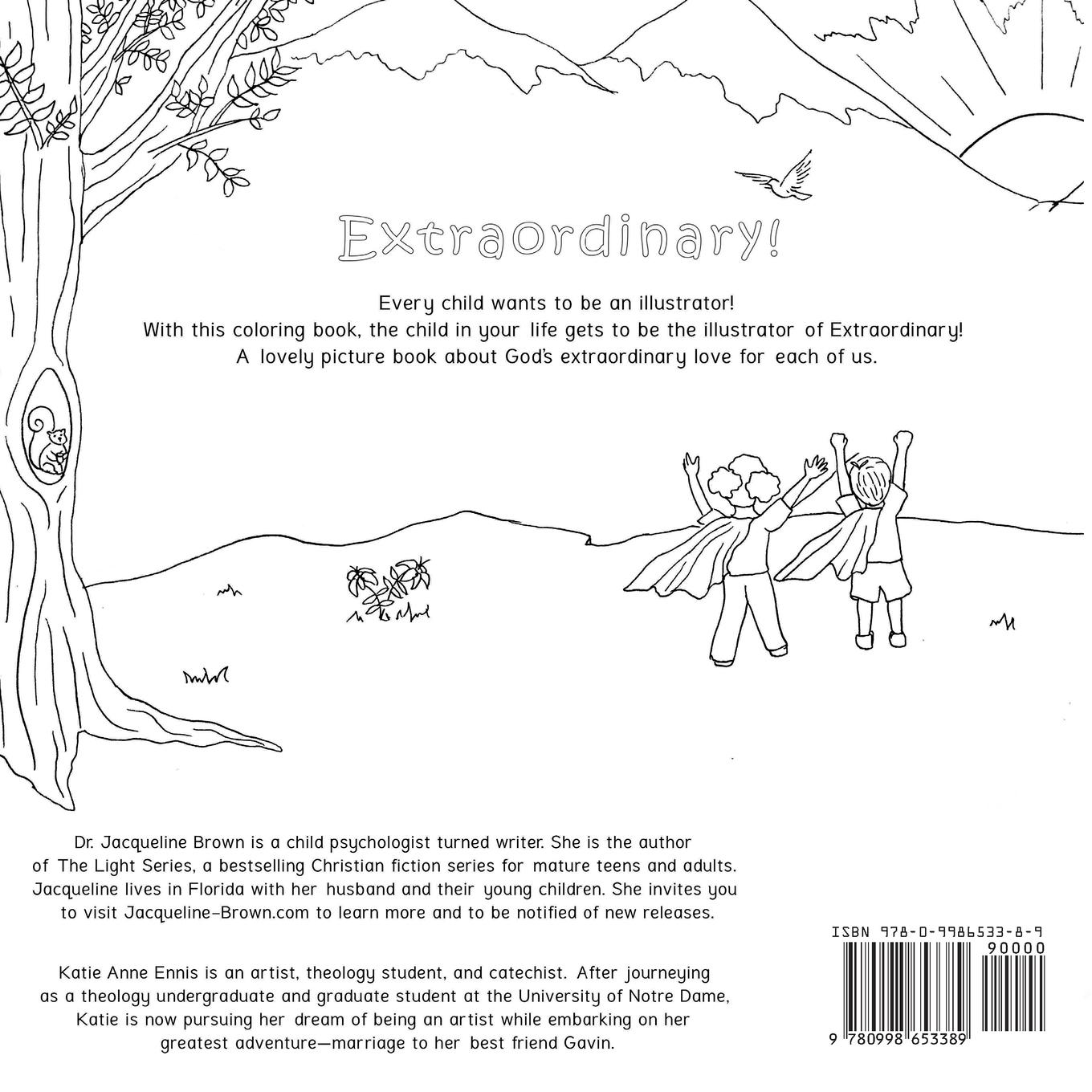 Rückseitencover An Extraordinary Coloring Book