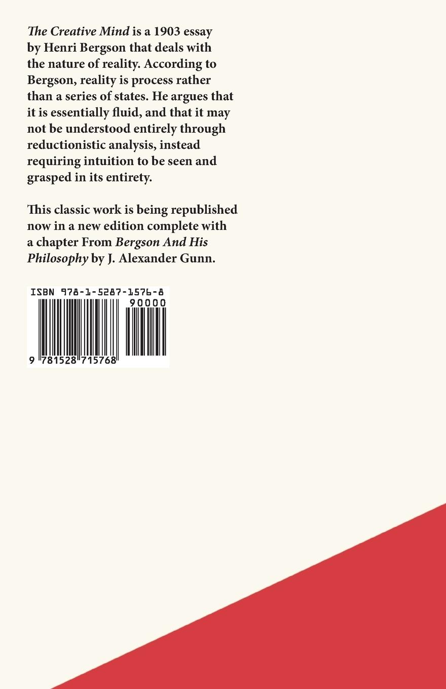 Rückseitencover The Creative Mind