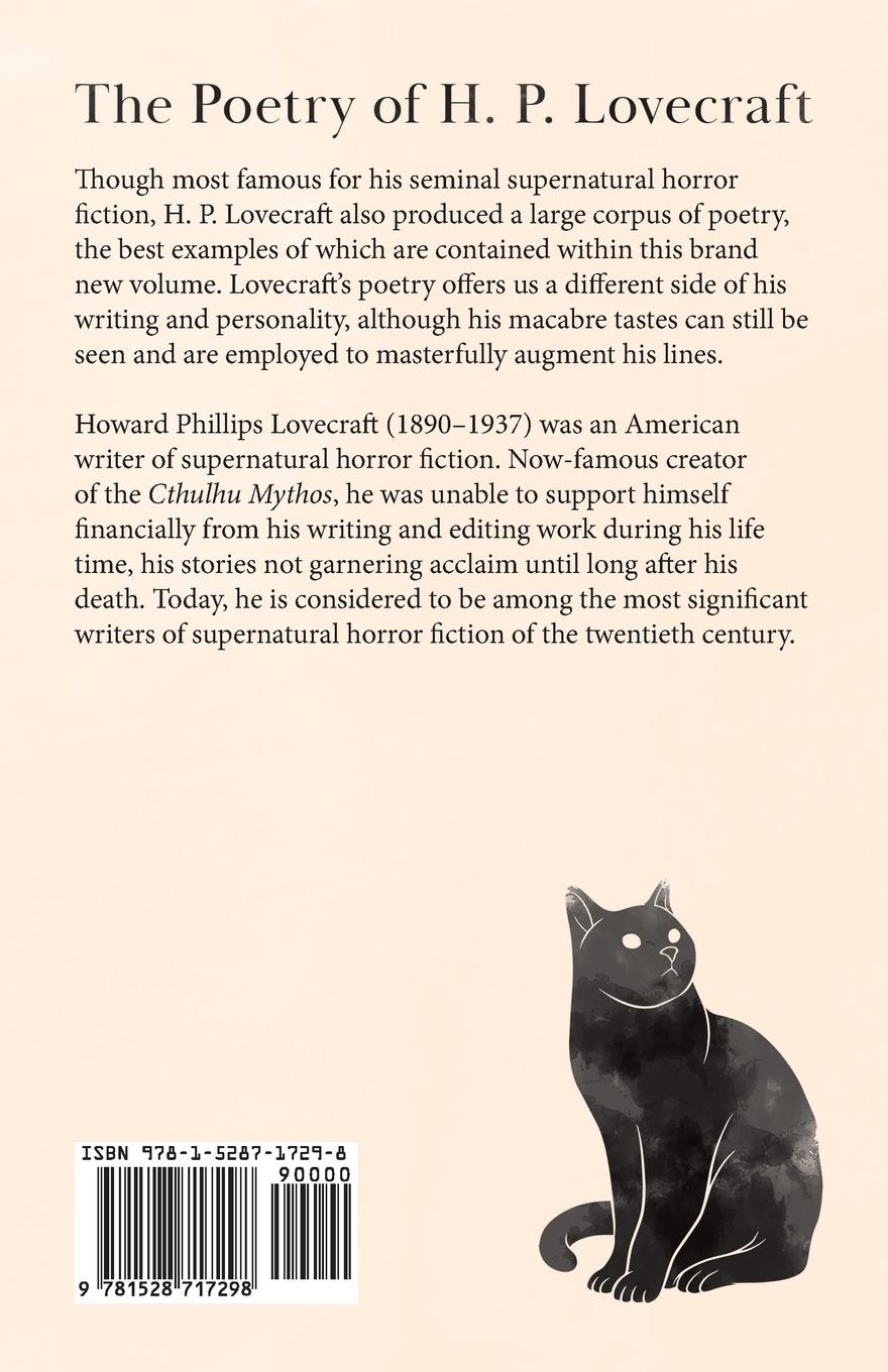 Rückseitencover The Poetry of H. P. Lovecraft
