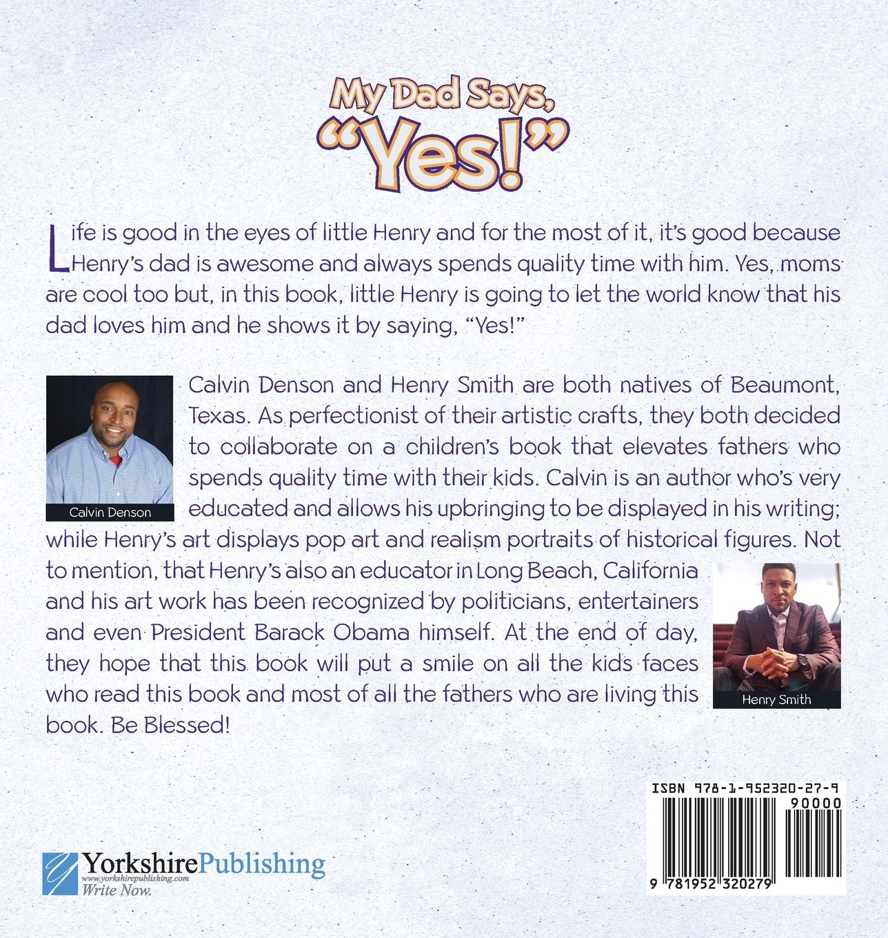 Rückseitencover My Dad Says "Yes!"