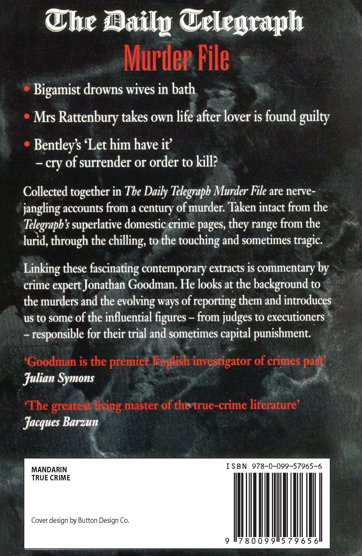 Rückseitencover The Daily Telegraph Murder File