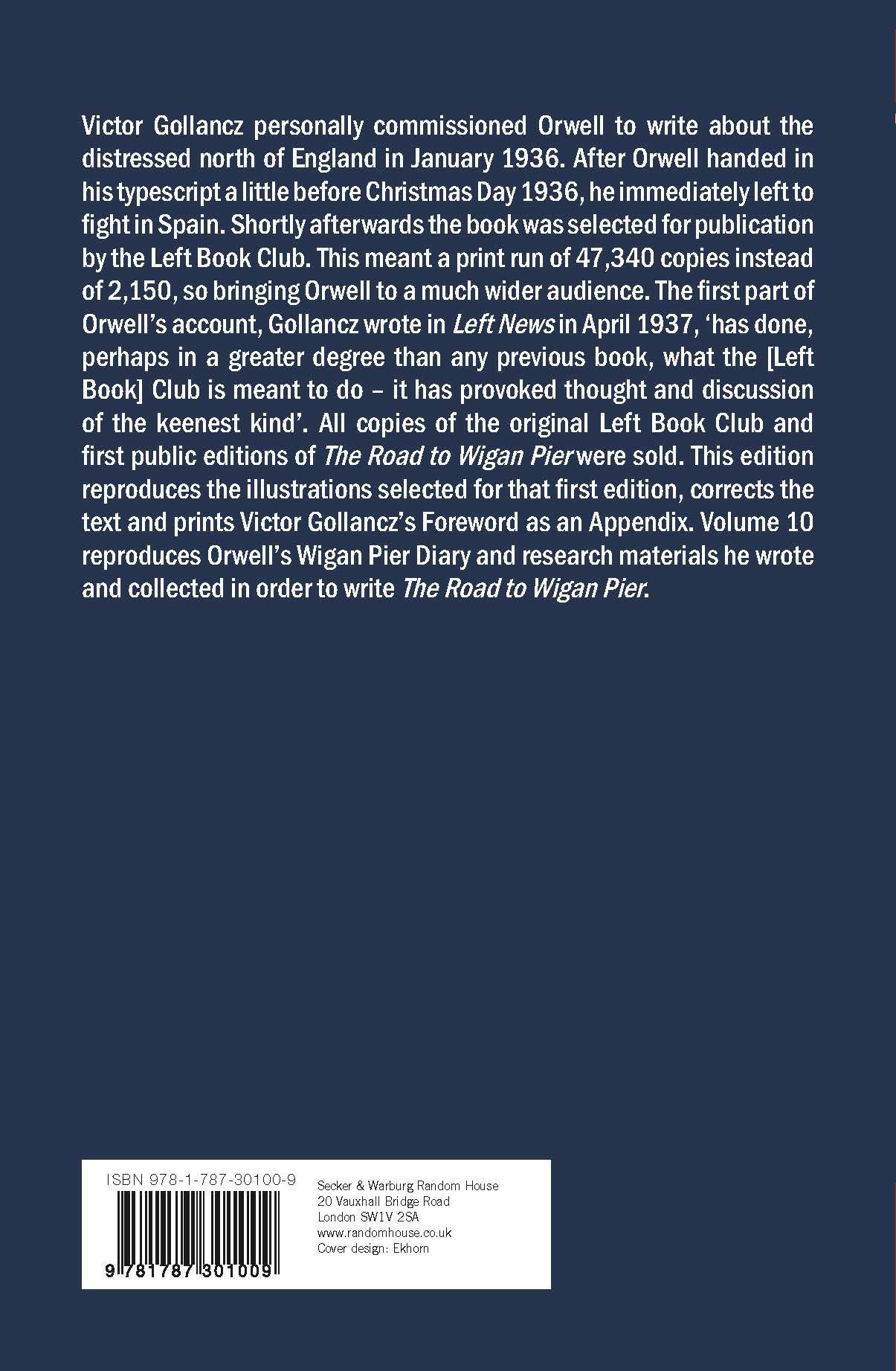 Rückseitencover Road To Wigan Pier