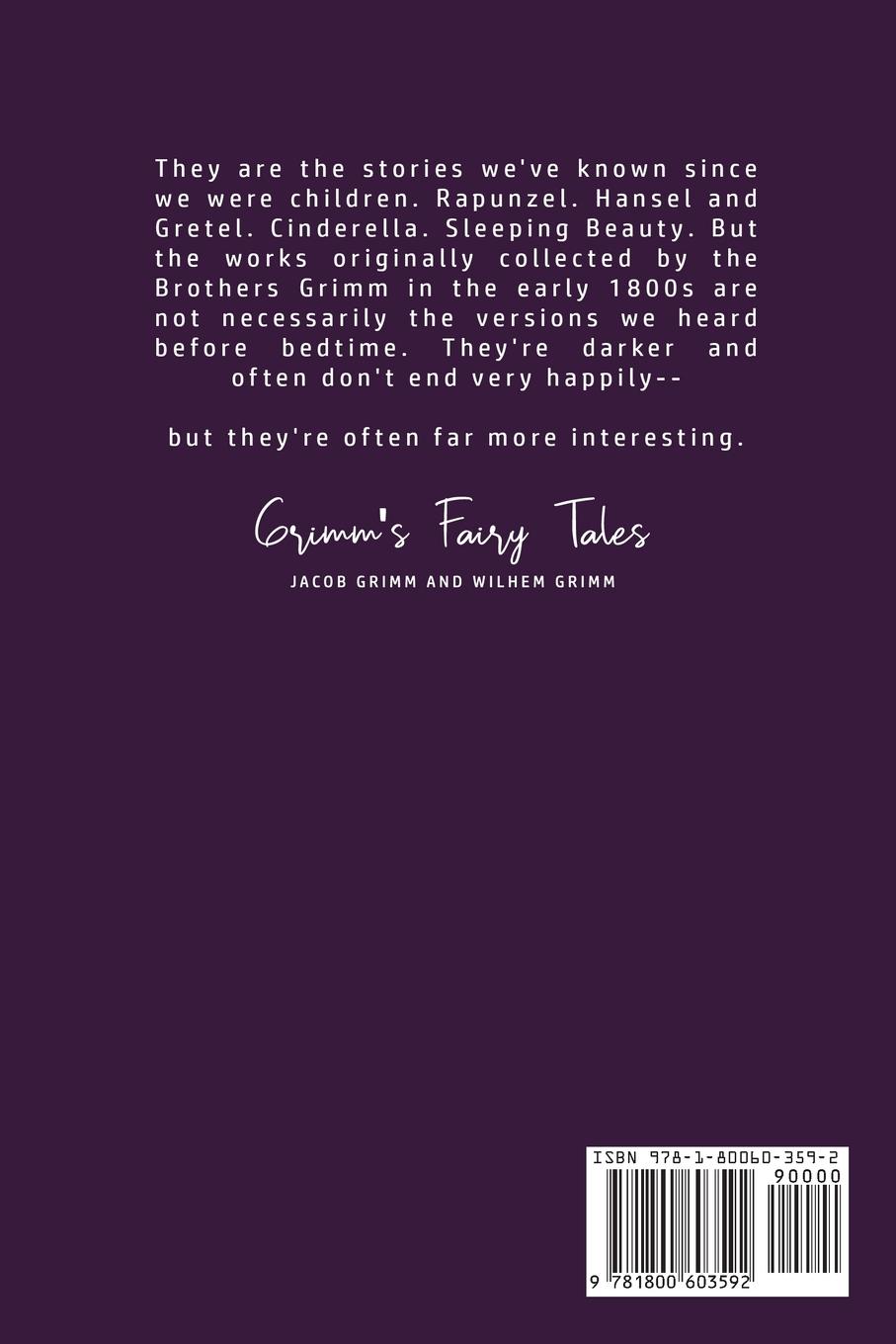 Rückseitencover Grimm's Fairy Tales