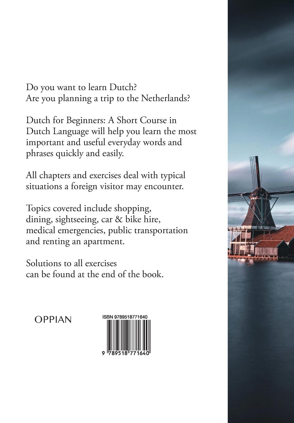 Rückseitencover Dutch for Beginners