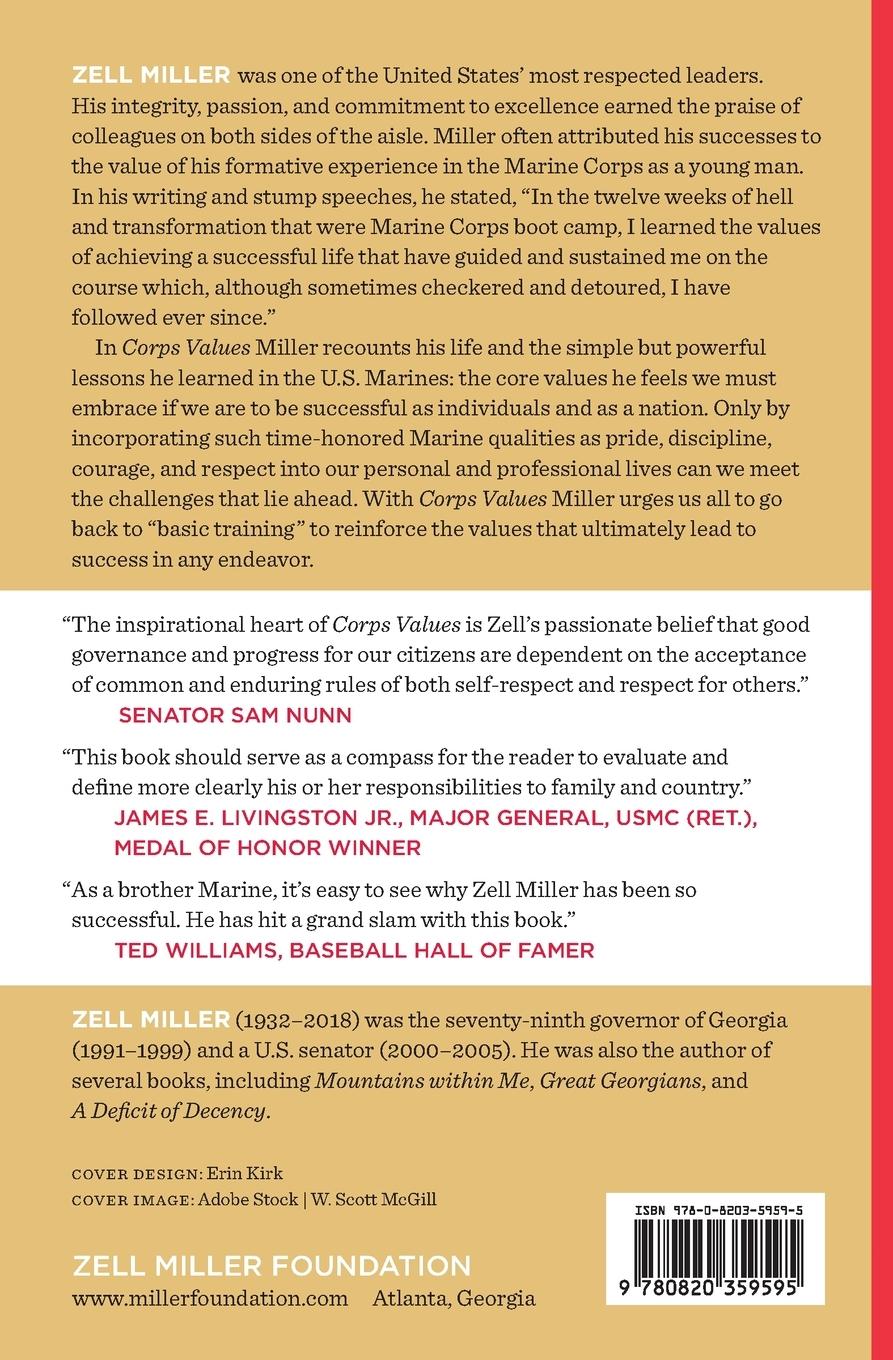 Rückseitencover Corps Values